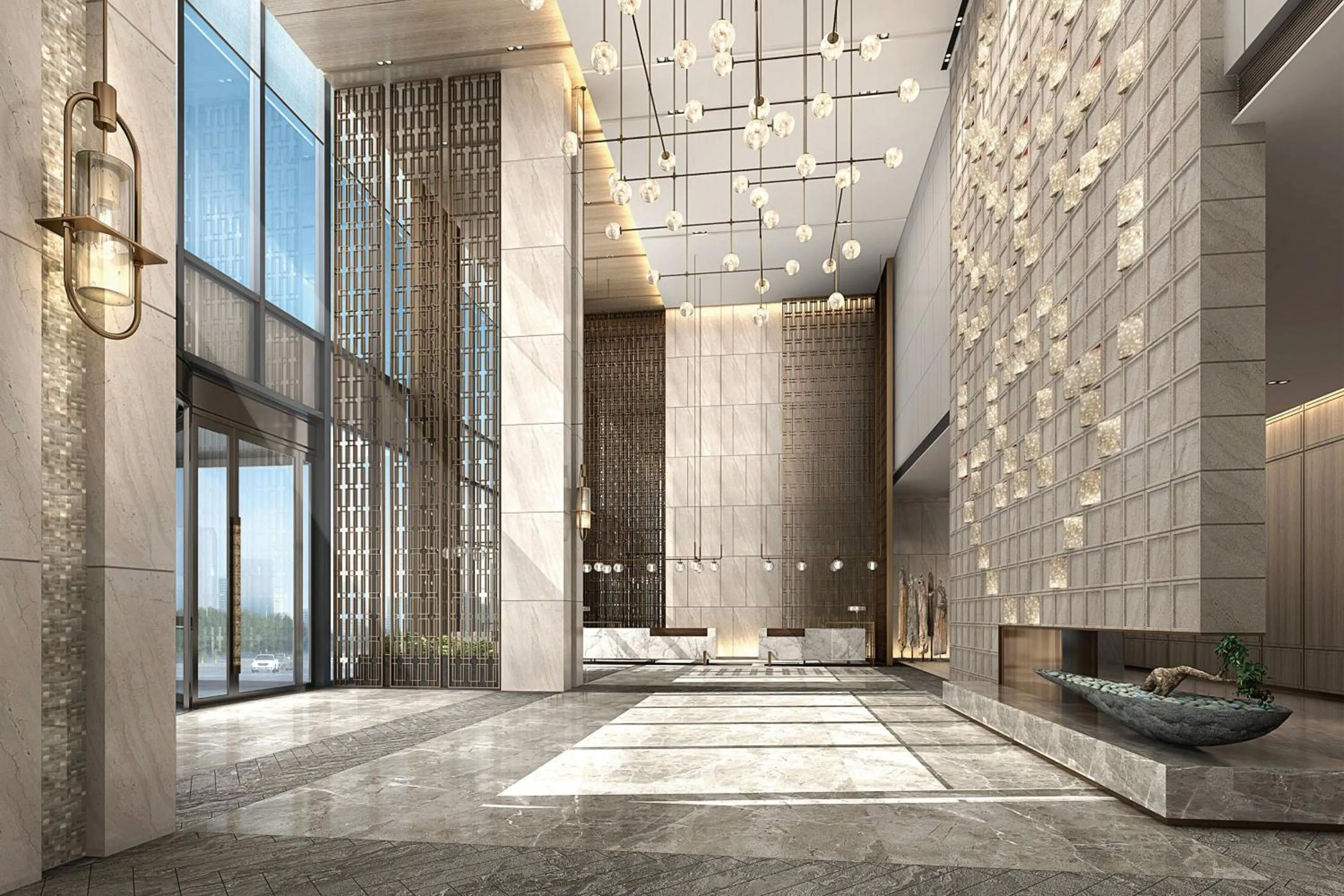 Lobby or reception in Courtyard by Marriott Chengdu South