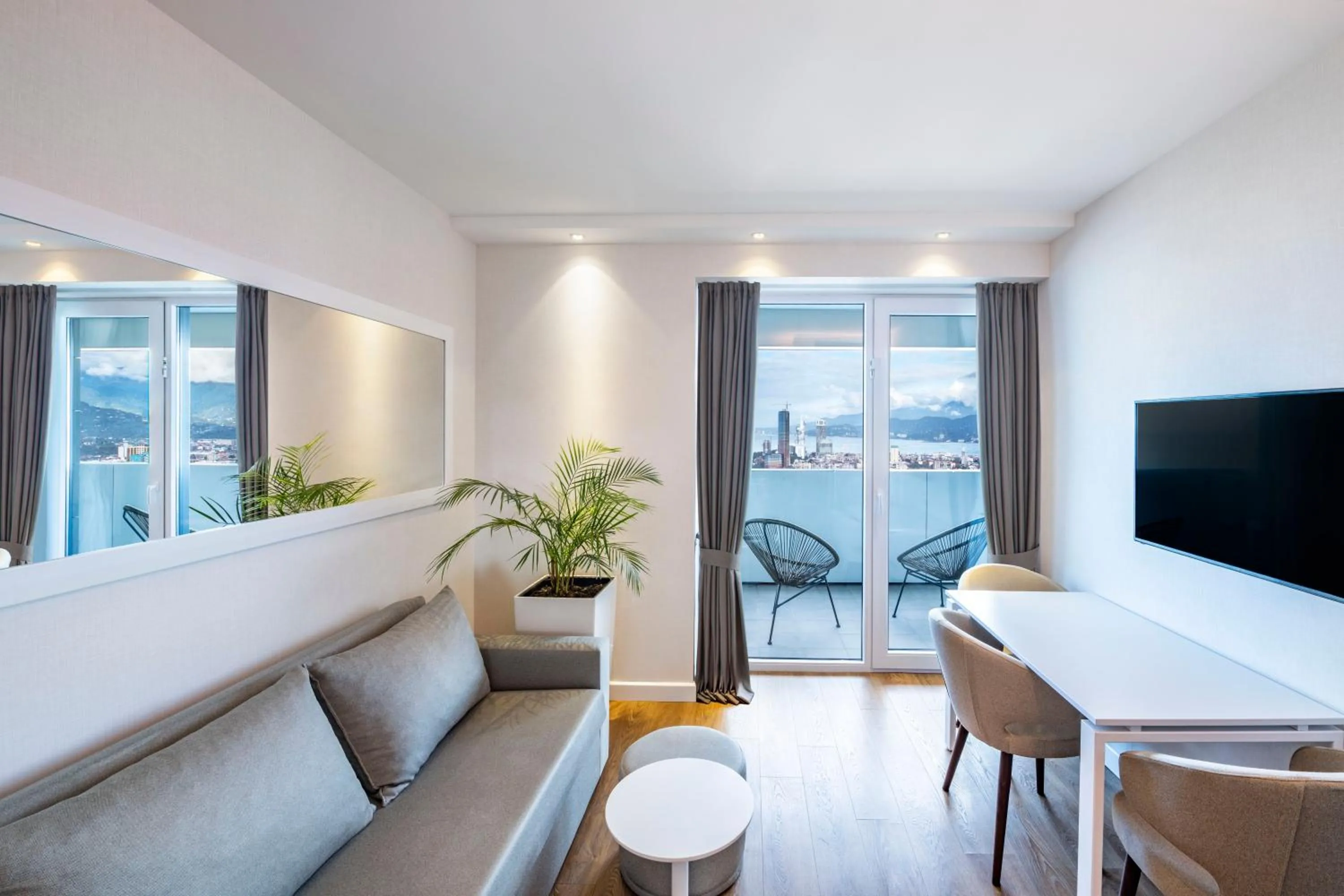 Seating area in Alliance Palace Batumi