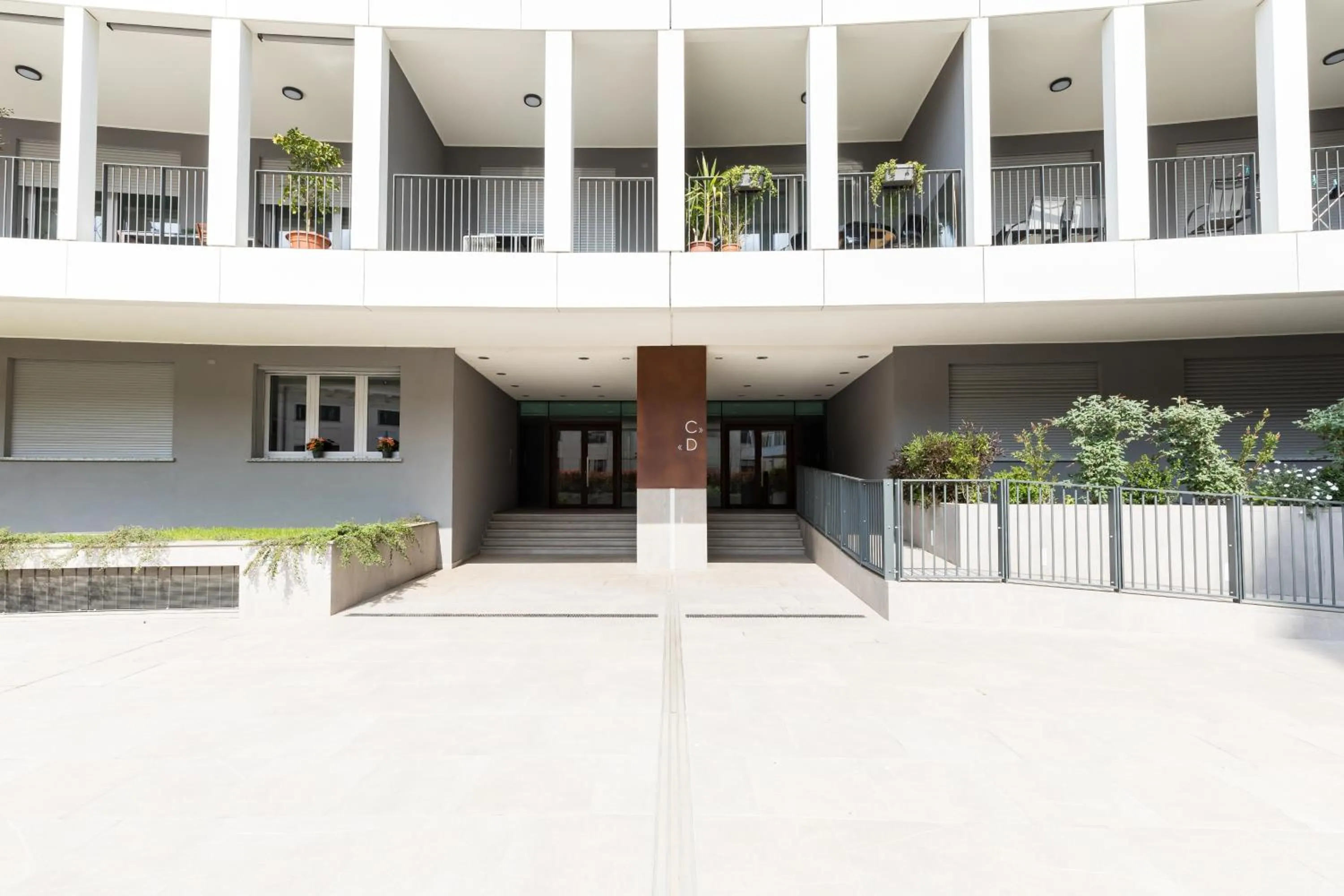 Facade/entrance in Porto Fluviale House