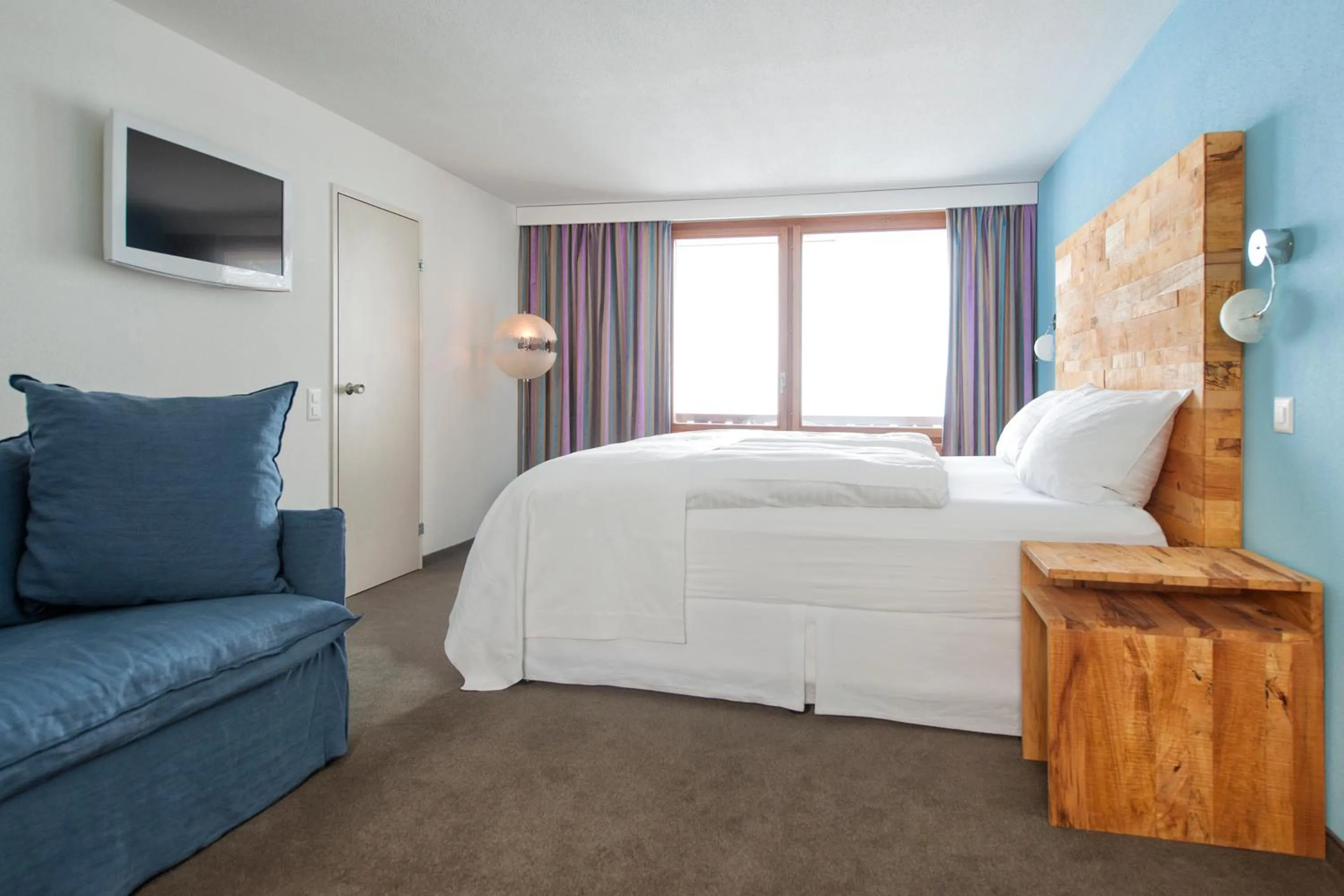 Photo of the whole room, Bed in Wellness Hotel Stoos