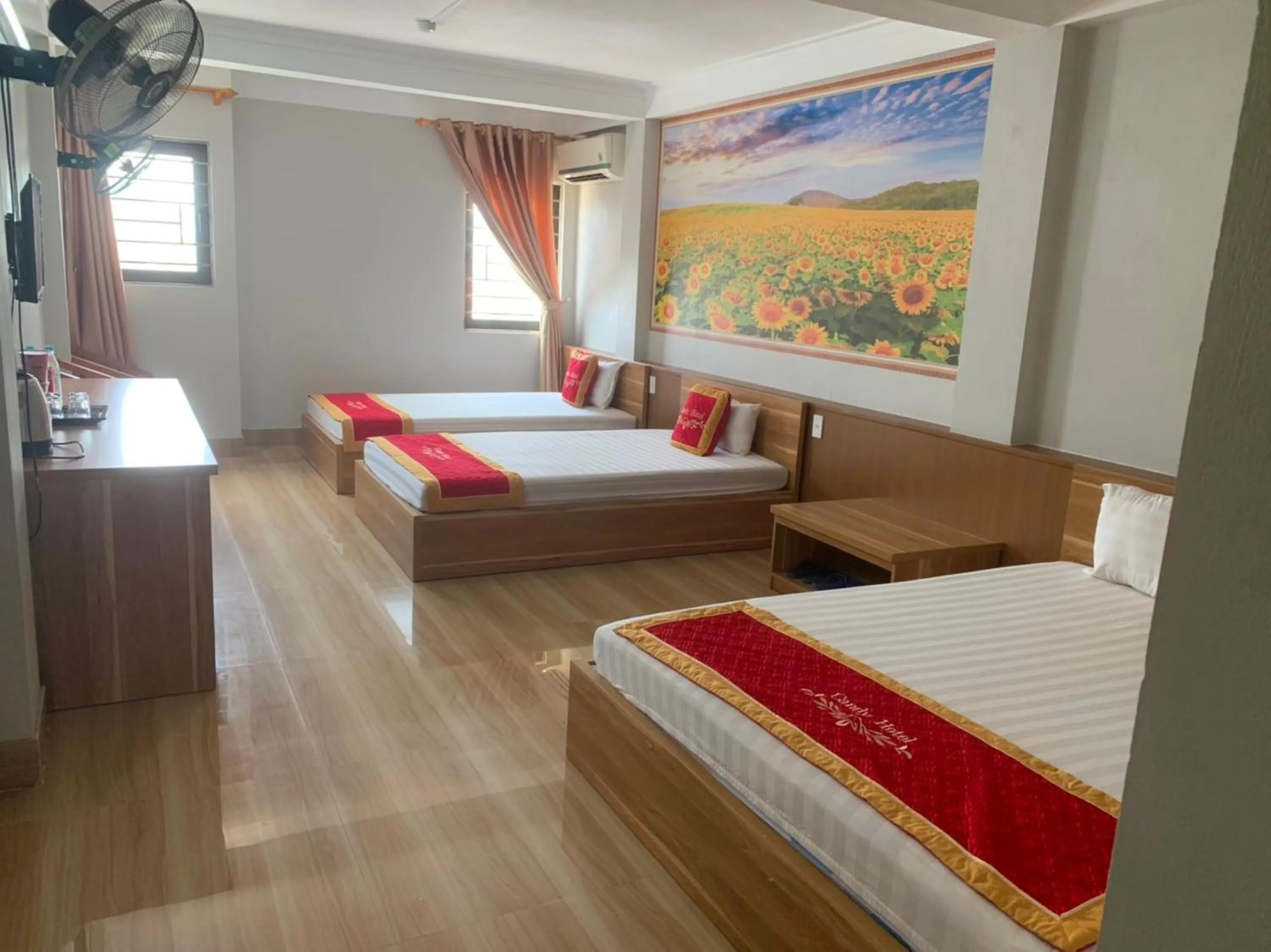 Bed in Candy Hotel Hạ Long