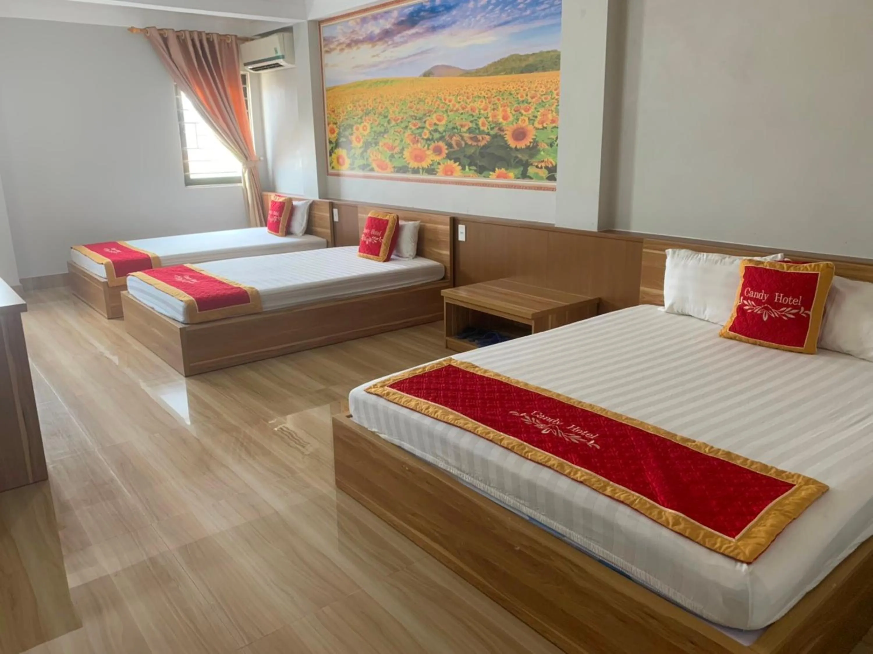 Bed in Candy Hotel Hạ Long