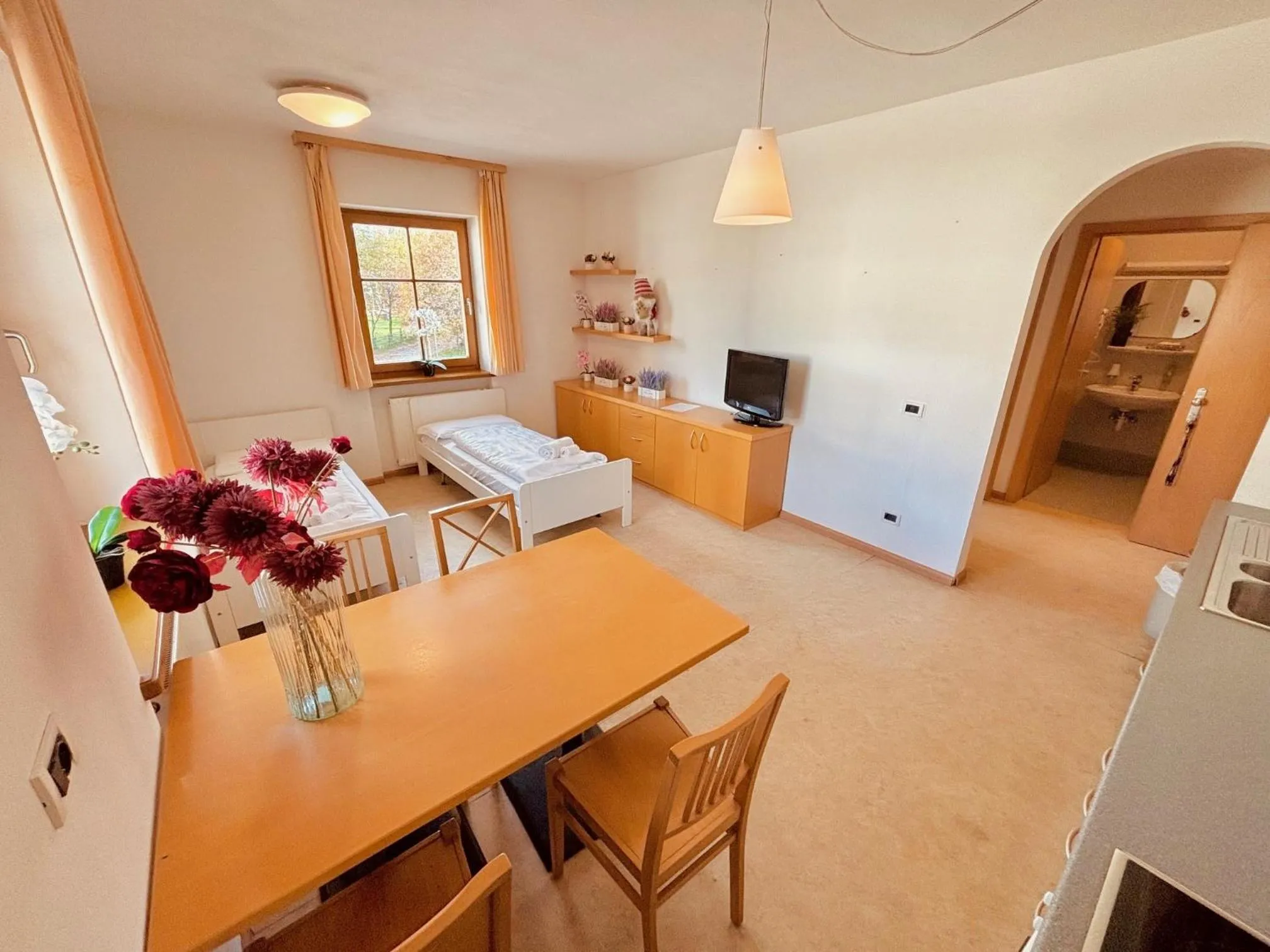 Kitchen or kitchenette in Hotel Corno Bianco