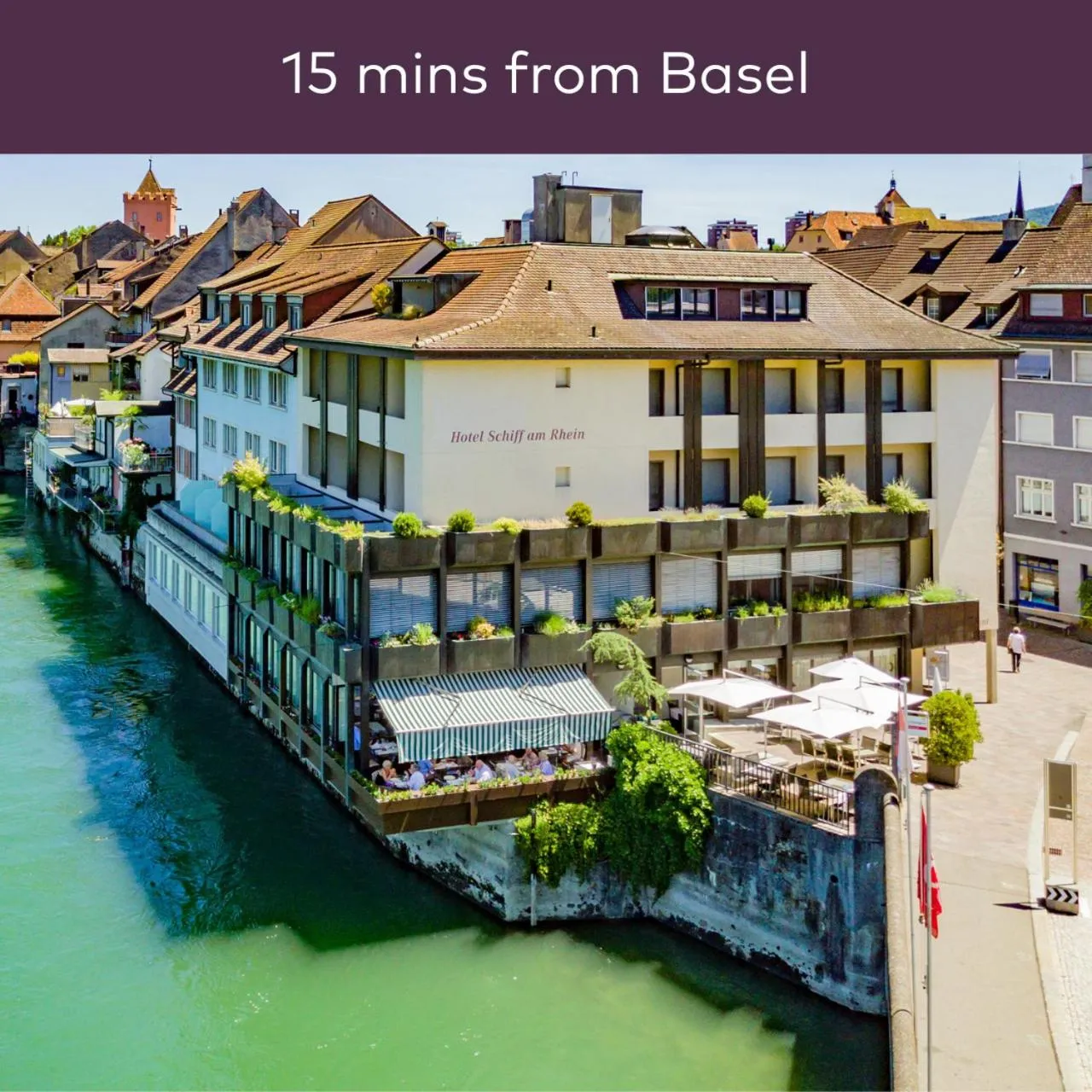 Property building in Hotel Schiff am Rhein