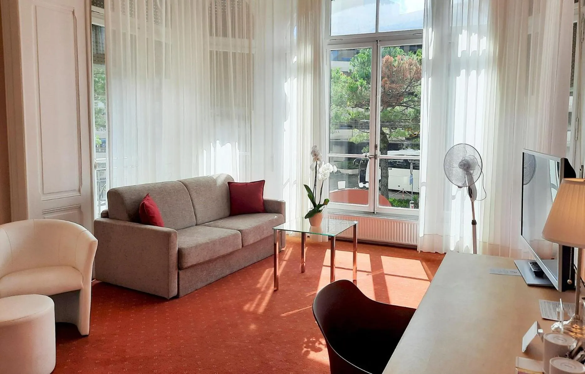 Living room in Villa Toscane