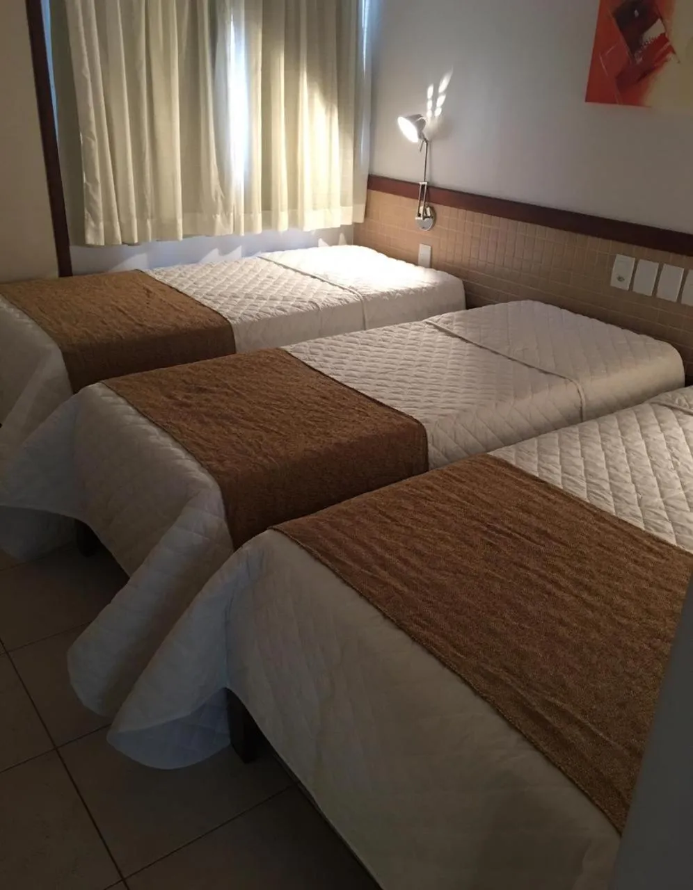 Bed in Portal da Princesa Hotel