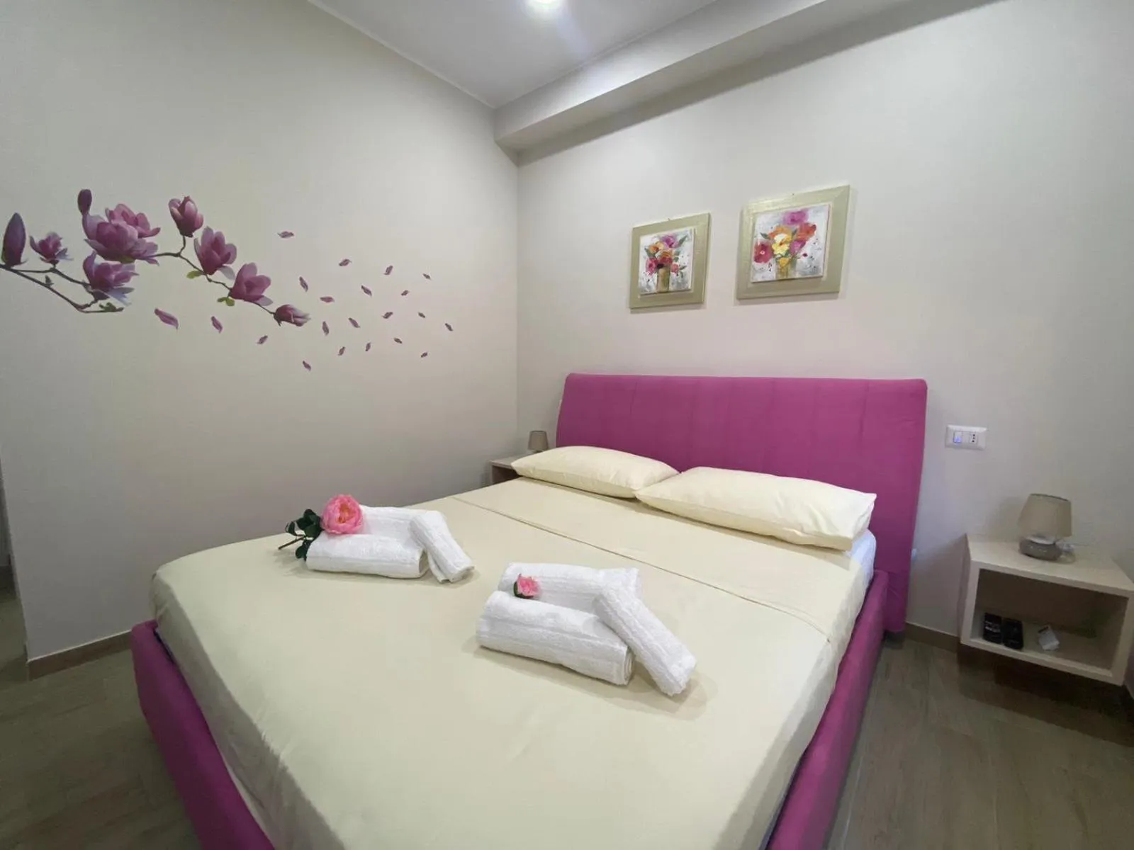 Bed in B&B Mediterraneo