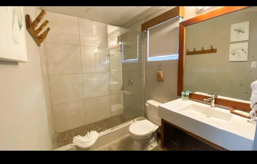 Shower in Mata Rocks Resort