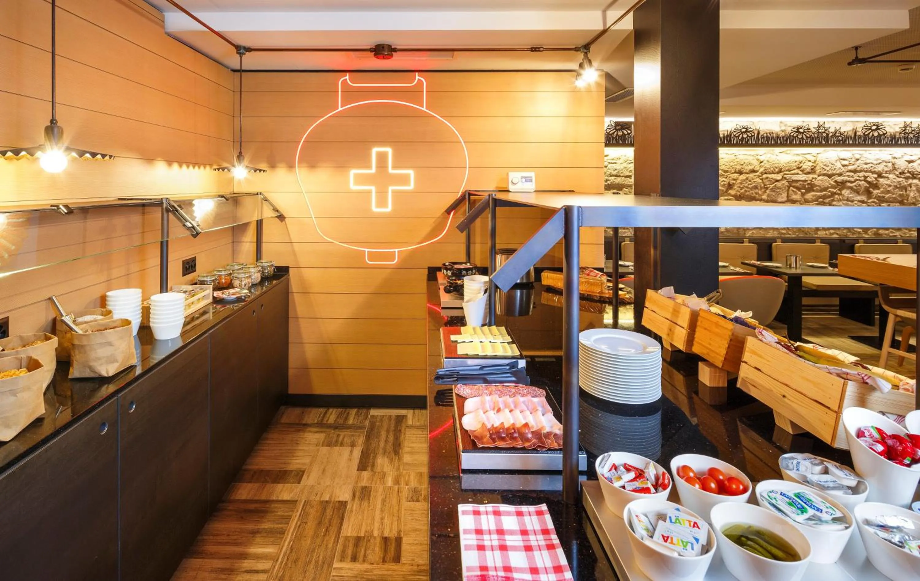 Continental breakfast in Swiss Night by Fassbind