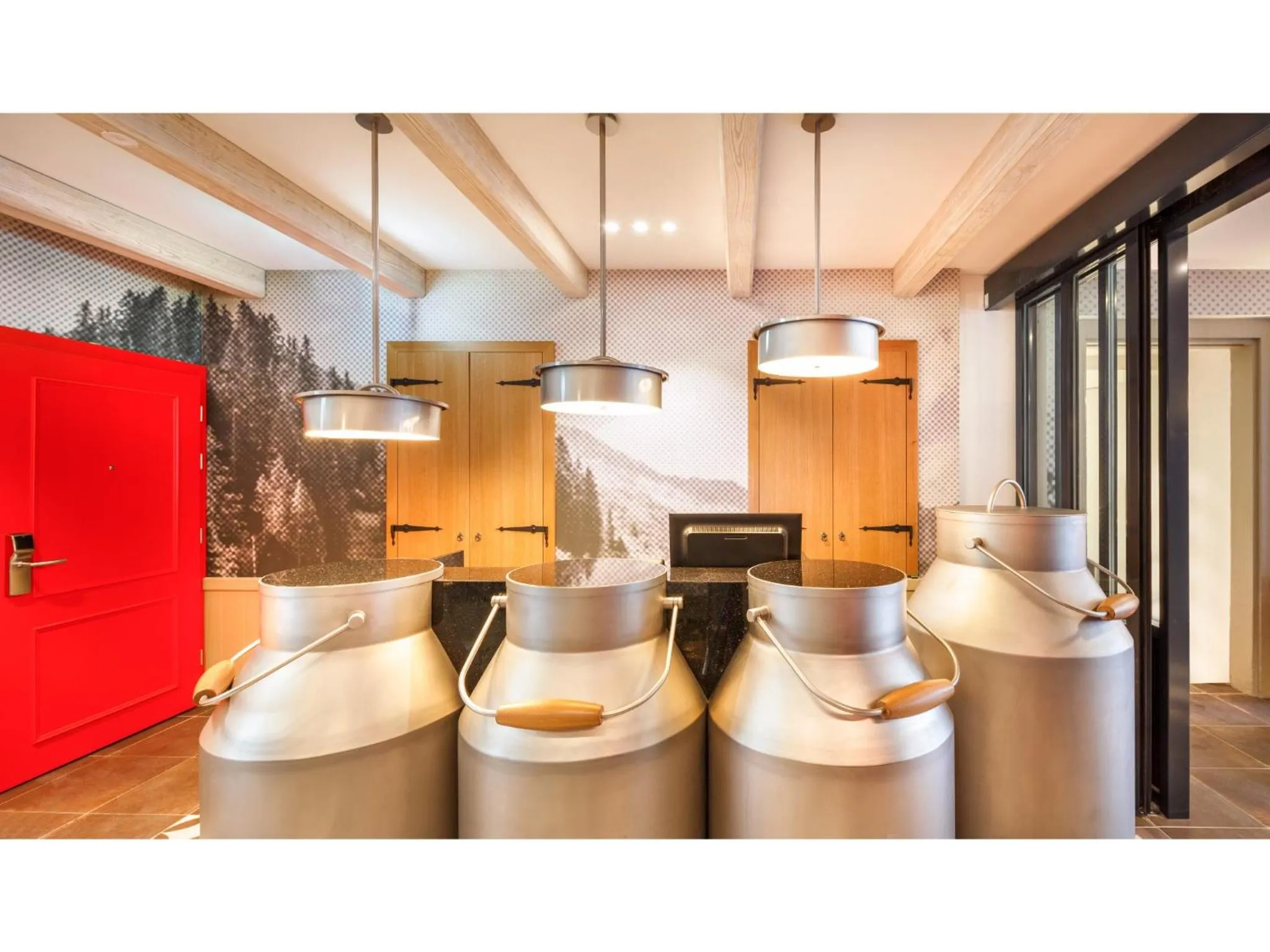 Lobby or reception in Swiss Night by Fassbind