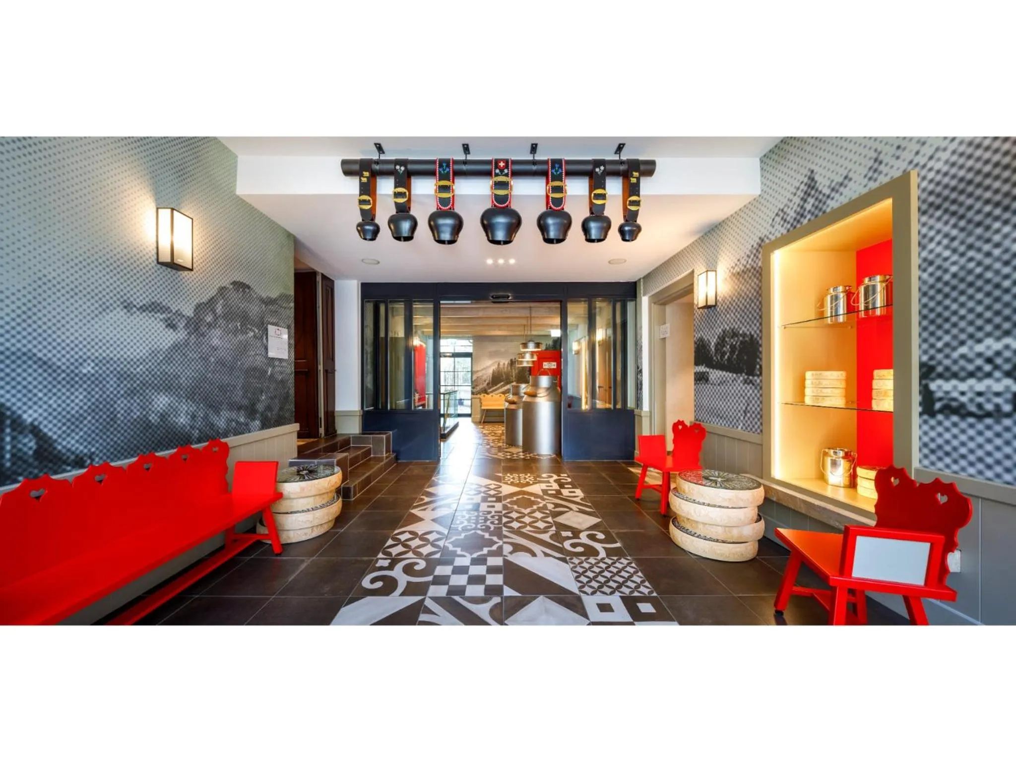 Lobby or reception in Swiss Night by Fassbind