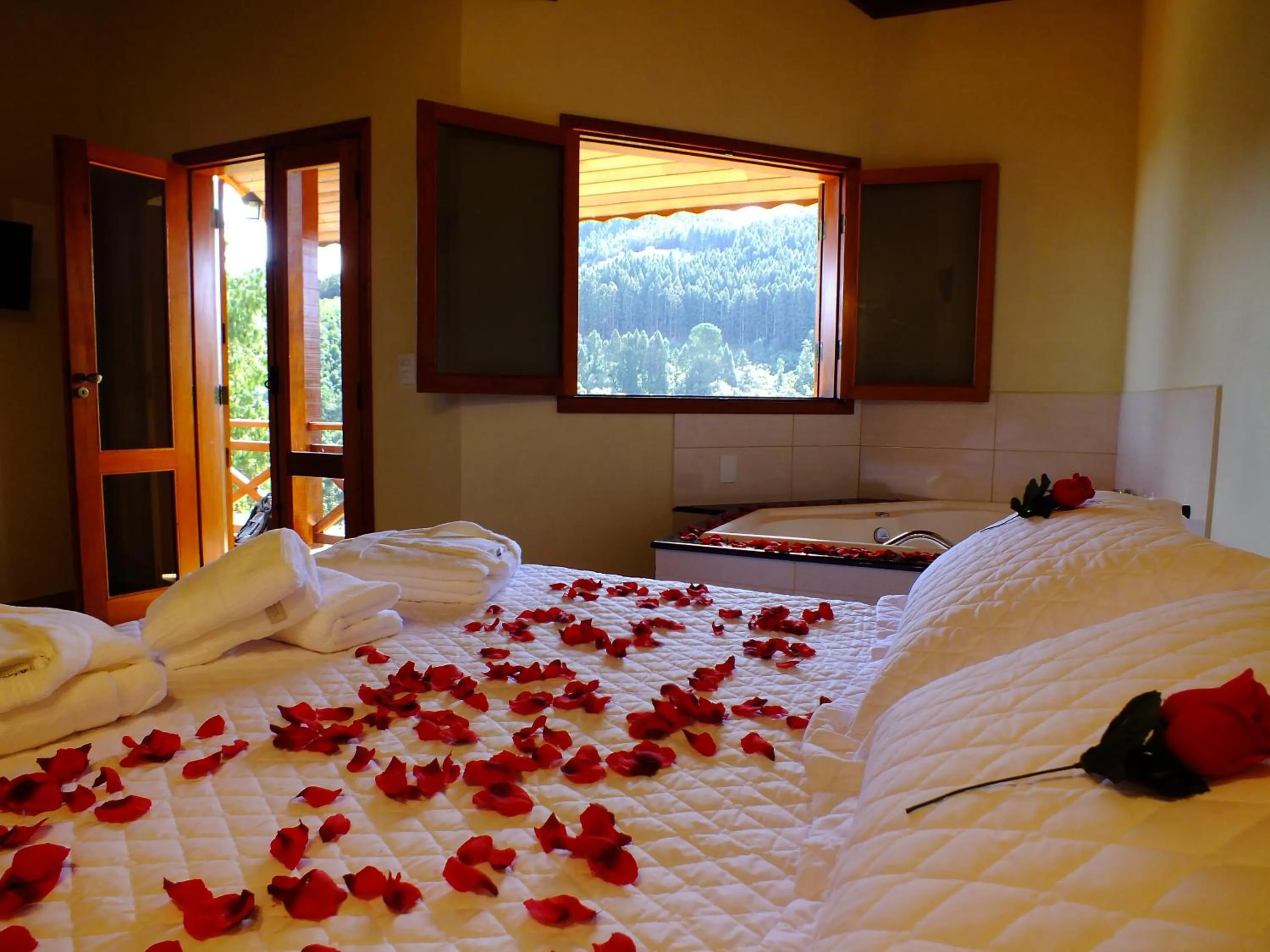 Bed in Pousada Vista da Serra Monte Verde