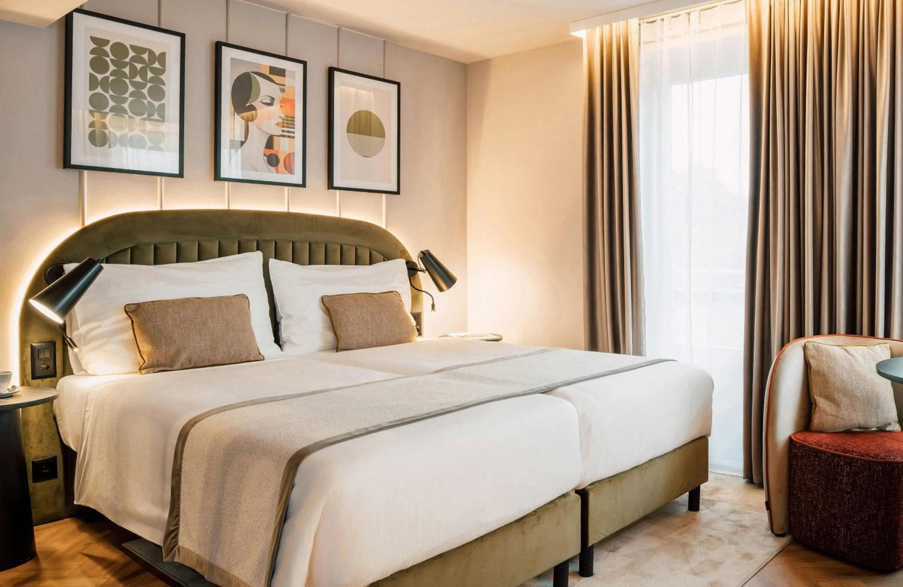 Photo of the whole room, Bed in Leonardo Boutique Hotel Rigihof Zurich