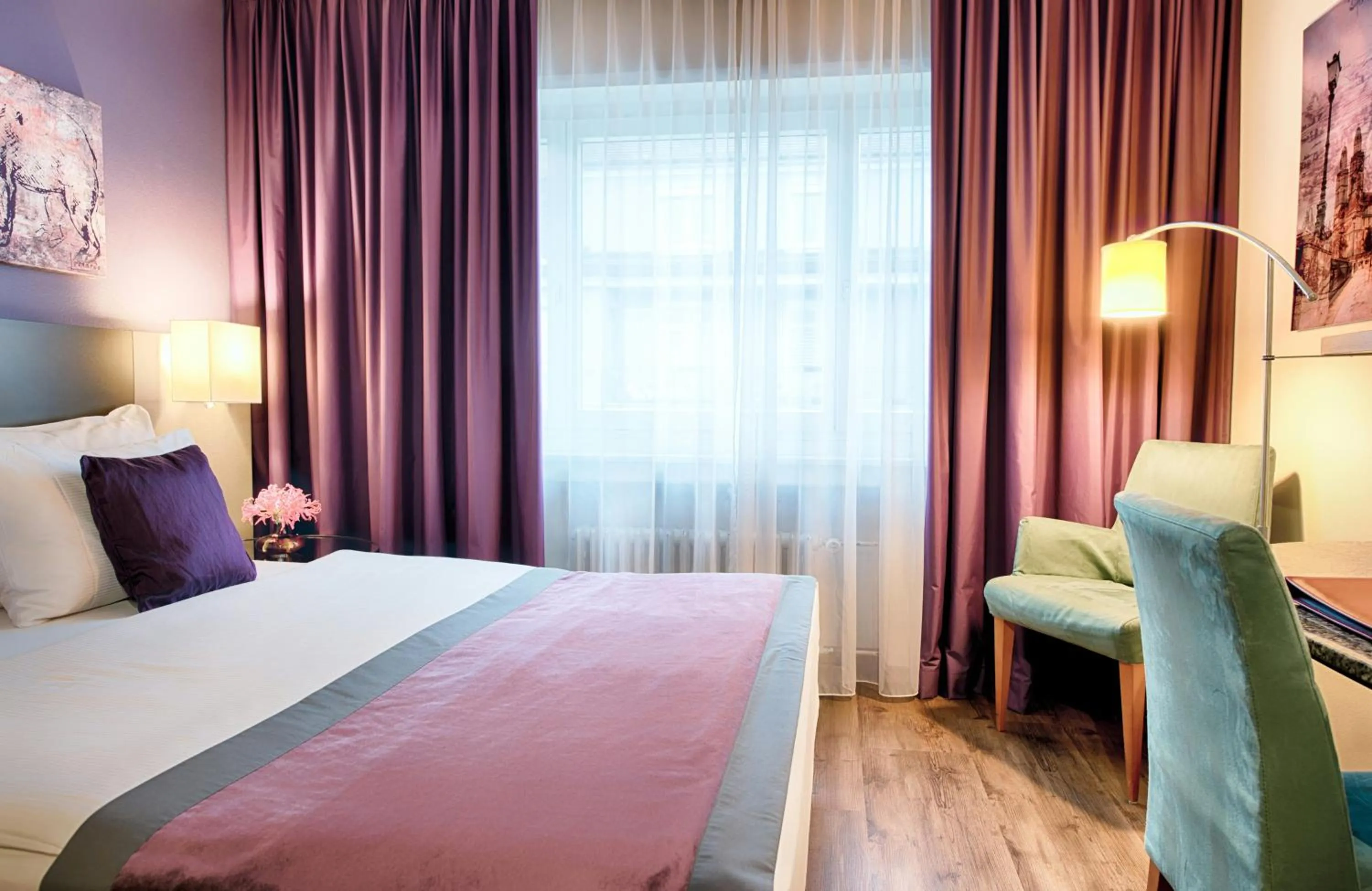 Photo of the whole room, Bed in Leonardo Boutique Hotel Rigihof Zurich