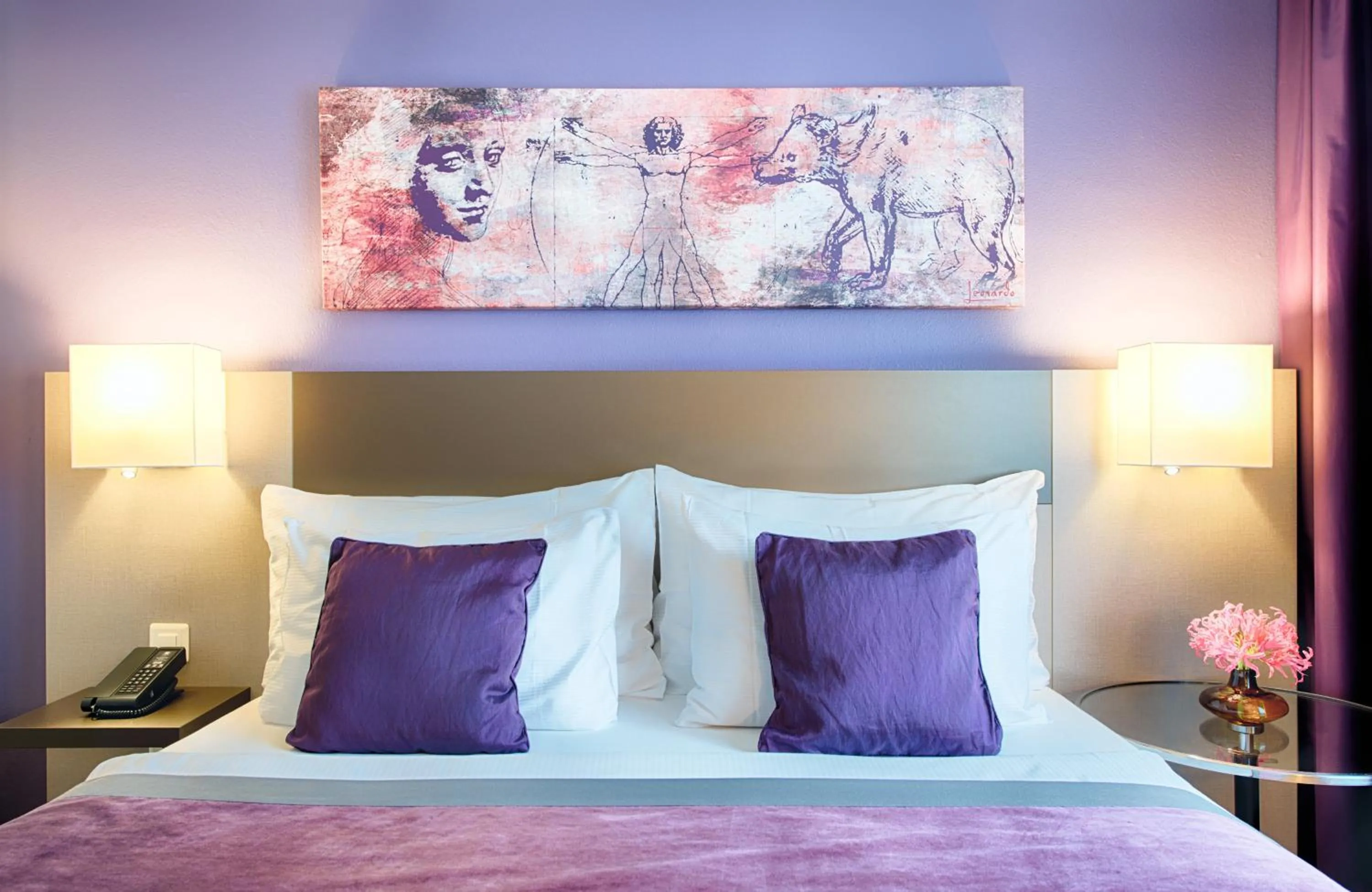 Bedroom, Bed in Leonardo Boutique Hotel Rigihof Zurich