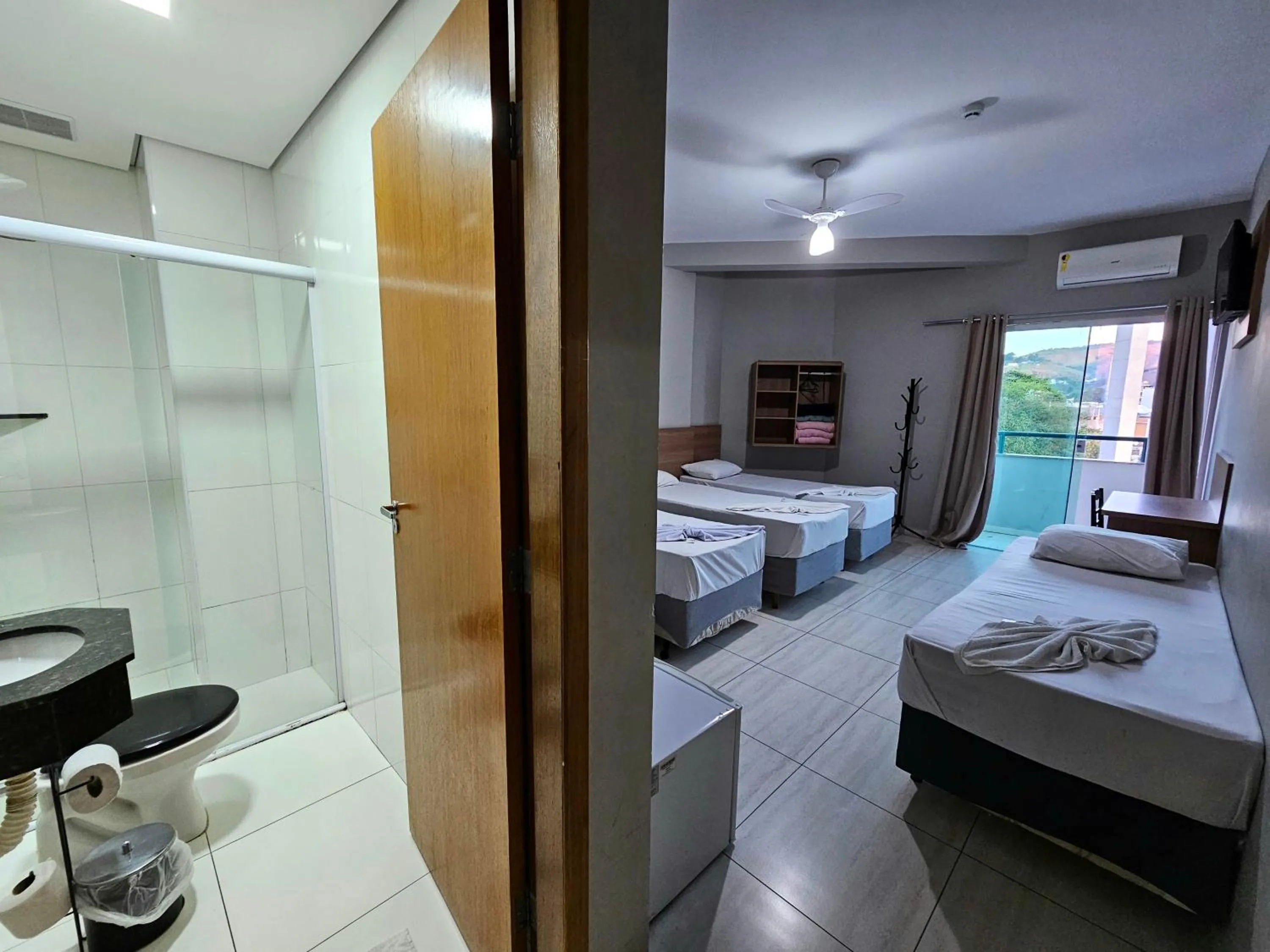 Bed in MAPP Hotel Aparecida-SP