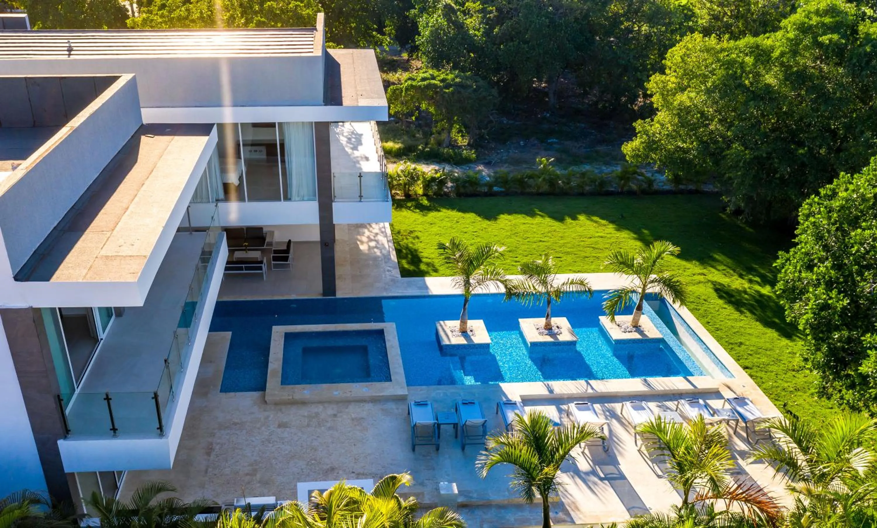 Property building in Modern Brand New Villa with Pool, Jacuzzi, Chef at Cocotal Golf & Country Club