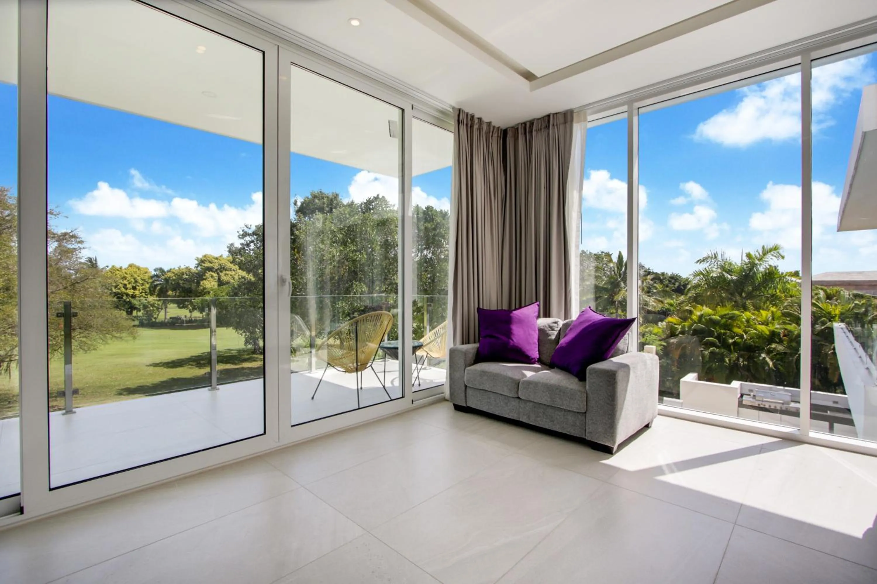 Garden in Modern Brand New Villa with Pool, Jacuzzi, Chef at Cocotal Golf & Country Club