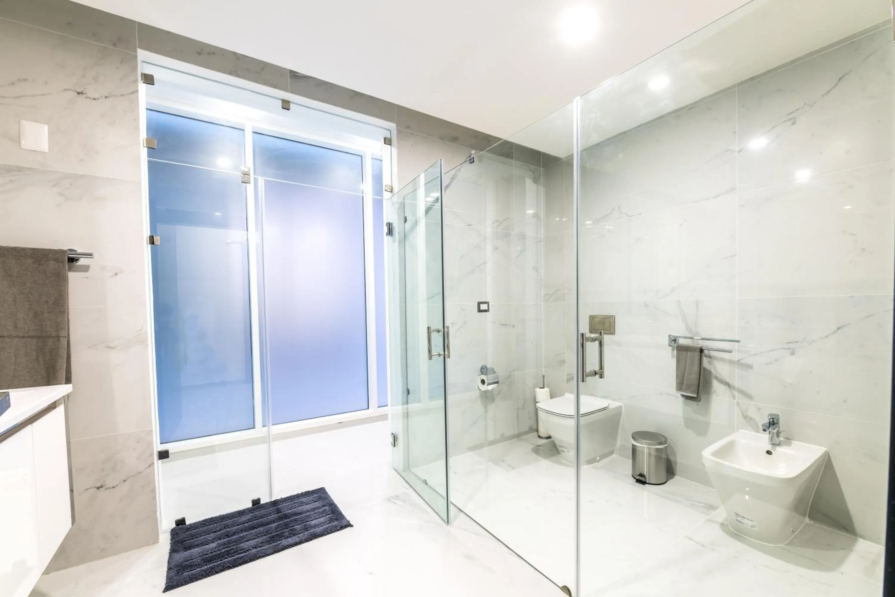 Shower in Modern Brand New Villa with Pool, Jacuzzi, Chef at Cocotal Golf & Country Club