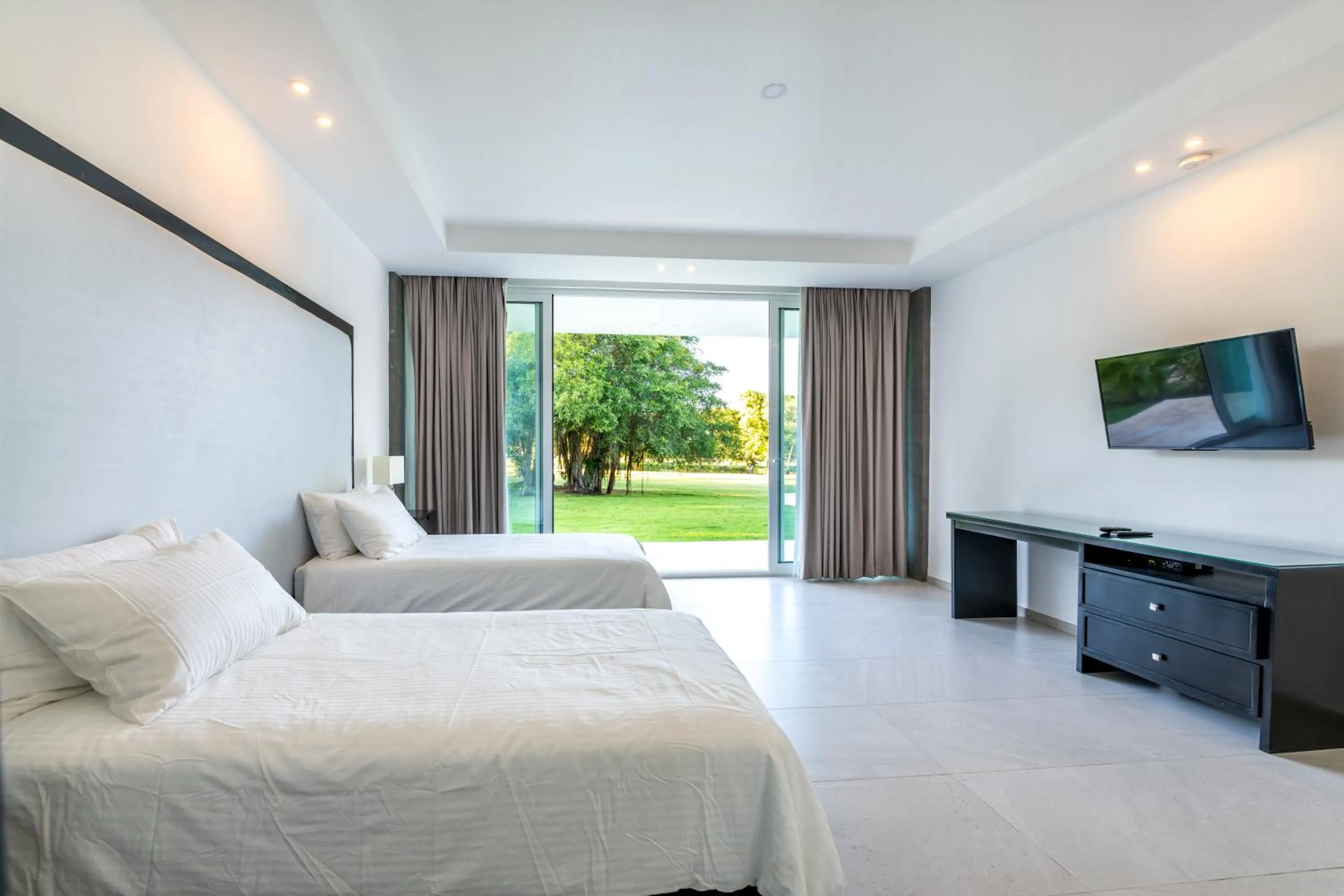 Bed in Modern Brand New Villa with Pool, Jacuzzi, Chef at Cocotal Golf & Country Club