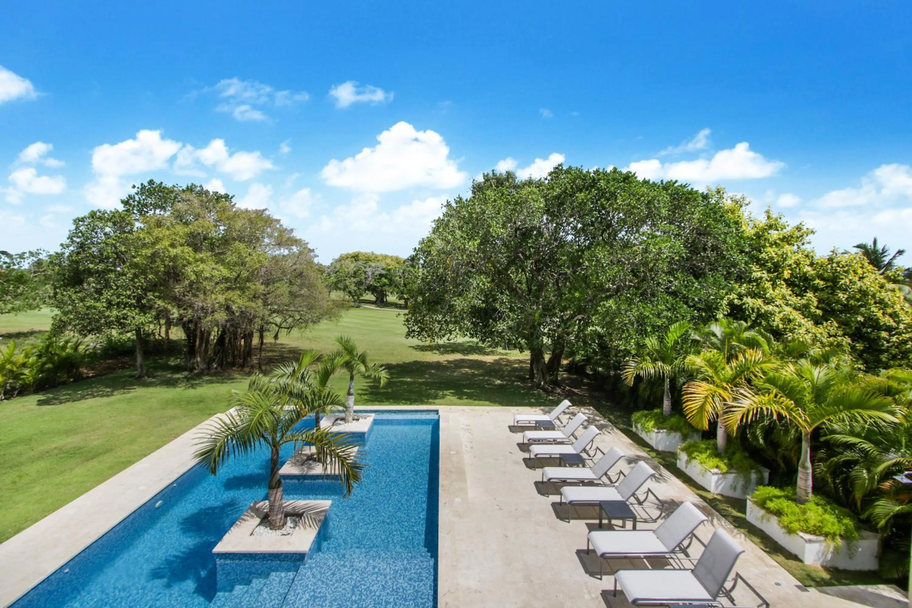 Garden in Modern Brand New Villa with Pool, Jacuzzi, Chef at Cocotal Golf & Country Club