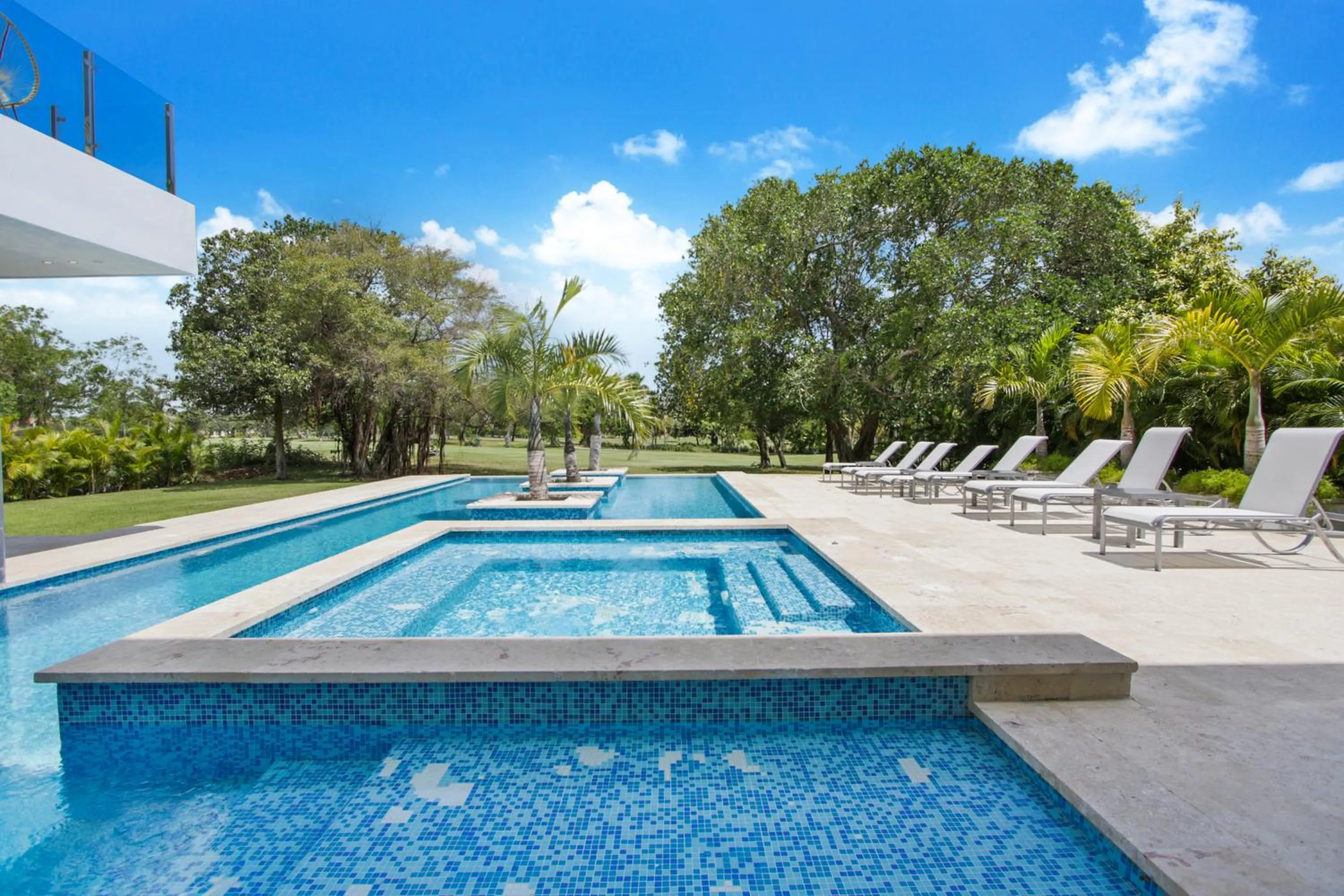 Pool view in Modern Brand New Villa with Pool, Jacuzzi, Chef at Cocotal Golf & Country Club