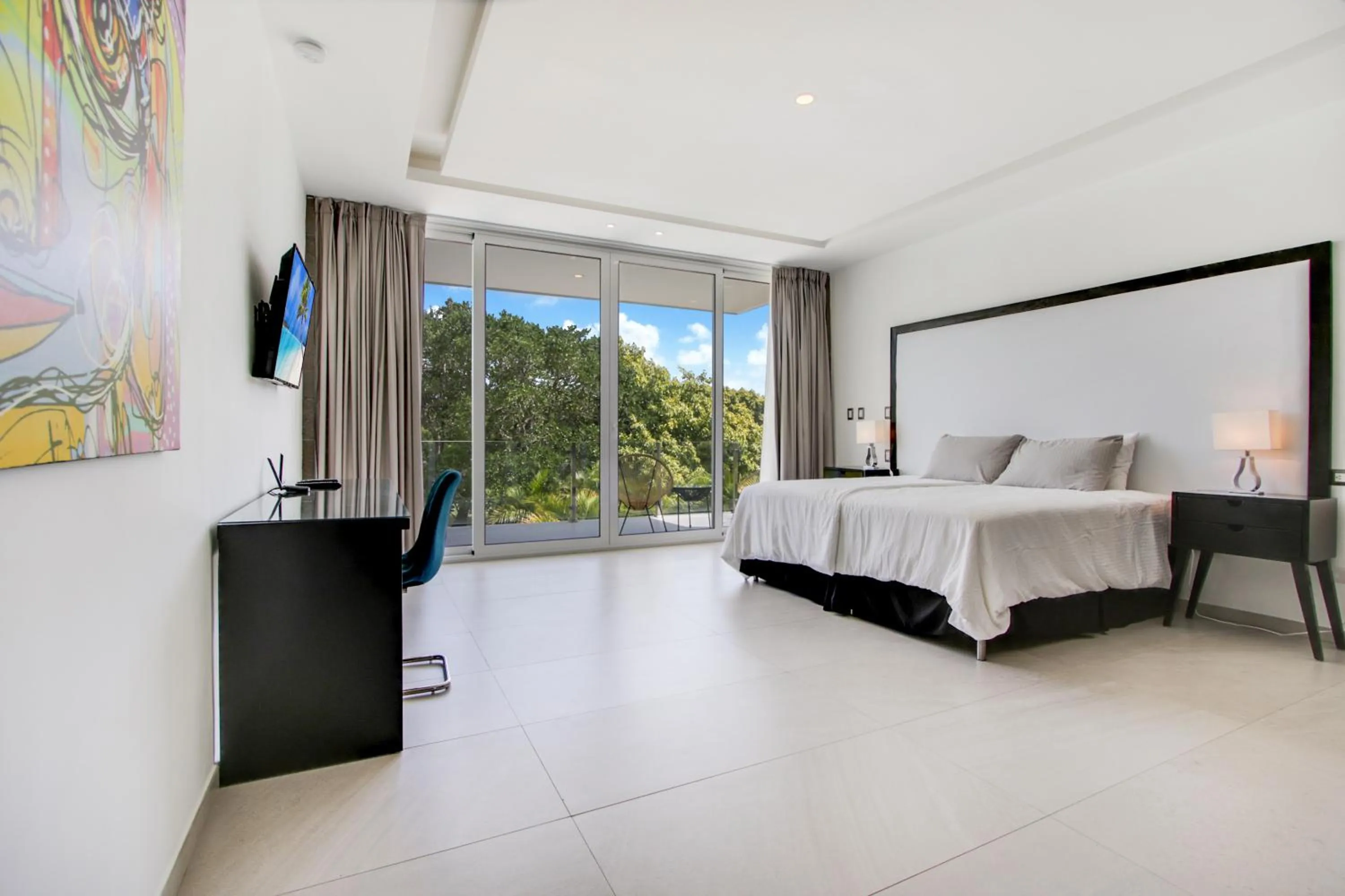 Bed in Modern Brand New Villa with Pool, Jacuzzi, Chef at Cocotal Golf & Country Club