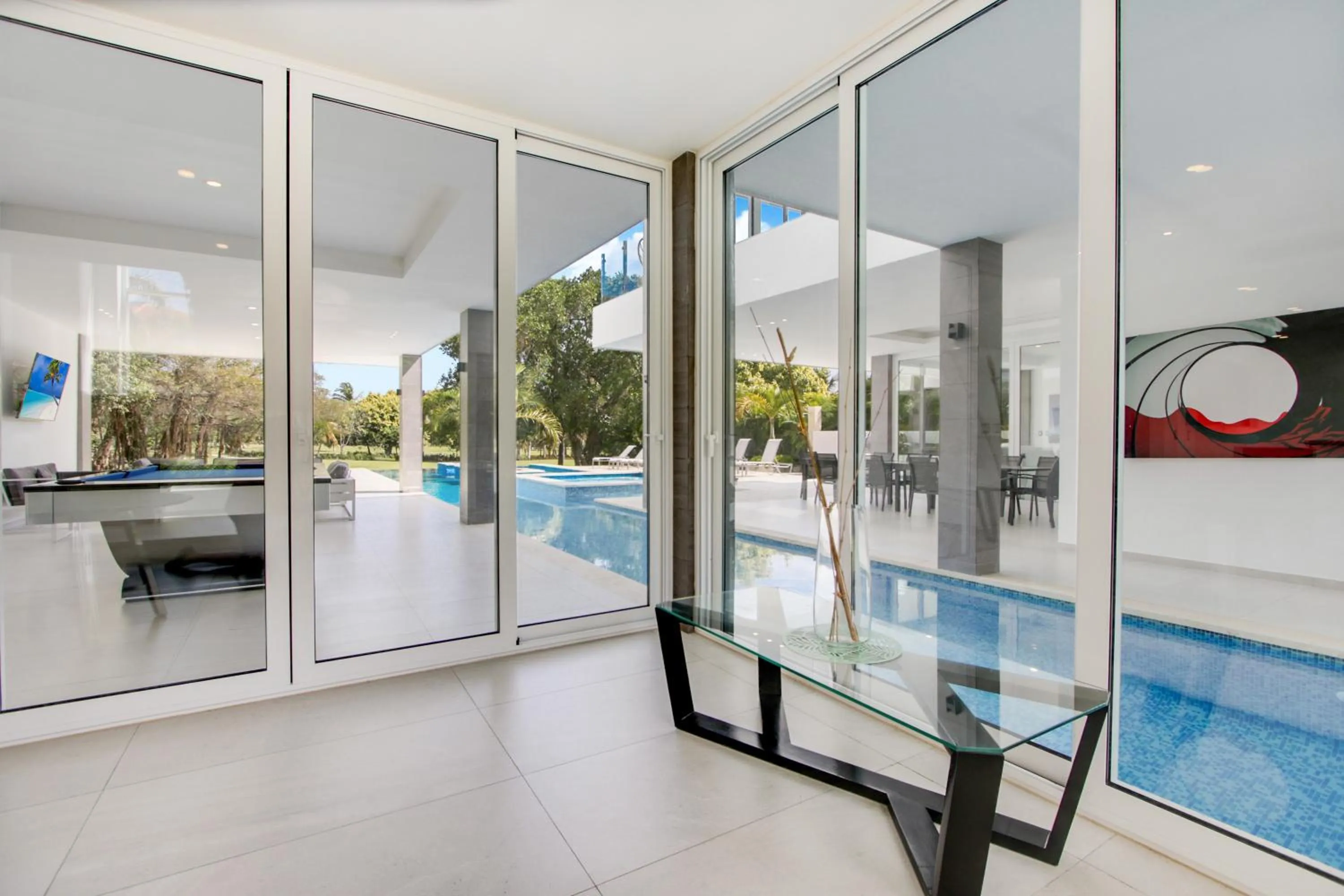 Pool view in Modern Brand New Villa with Pool, Jacuzzi, Chef at Cocotal Golf & Country Club