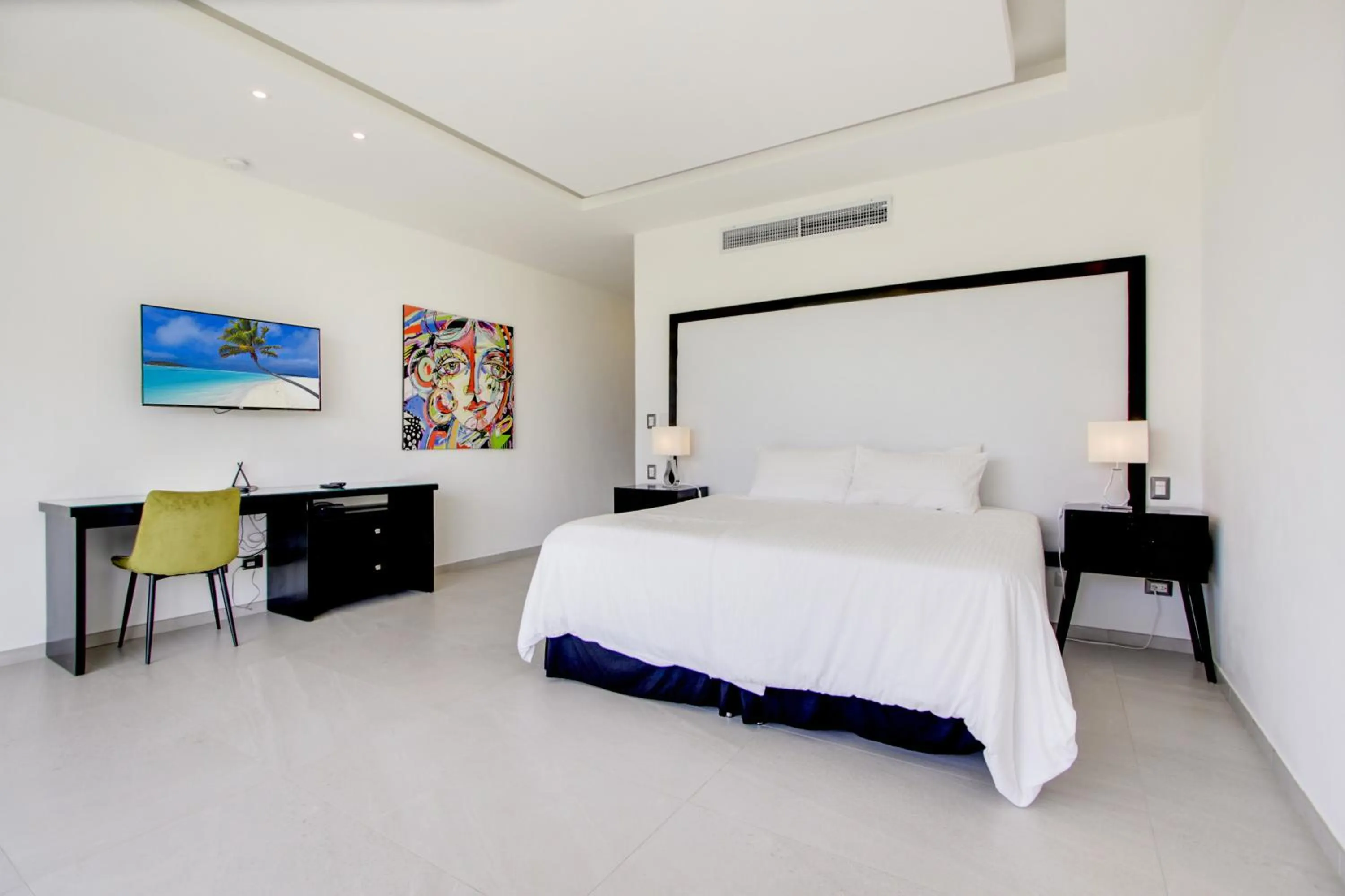 Bed in Modern Brand New Villa with Pool, Jacuzzi, Chef at Cocotal Golf & Country Club
