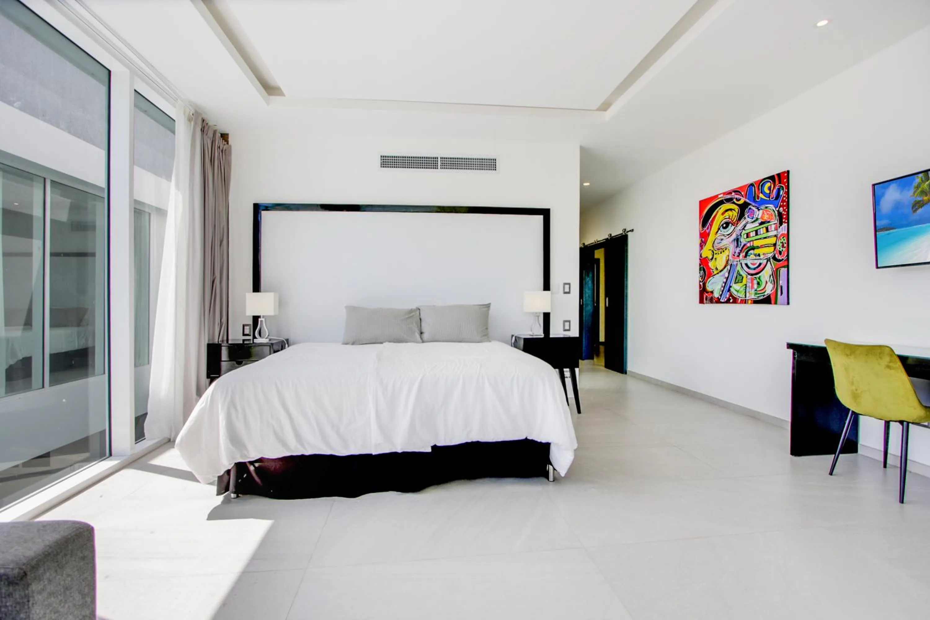 Bed in Modern Brand New Villa with Pool, Jacuzzi, Chef at Cocotal Golf & Country Club