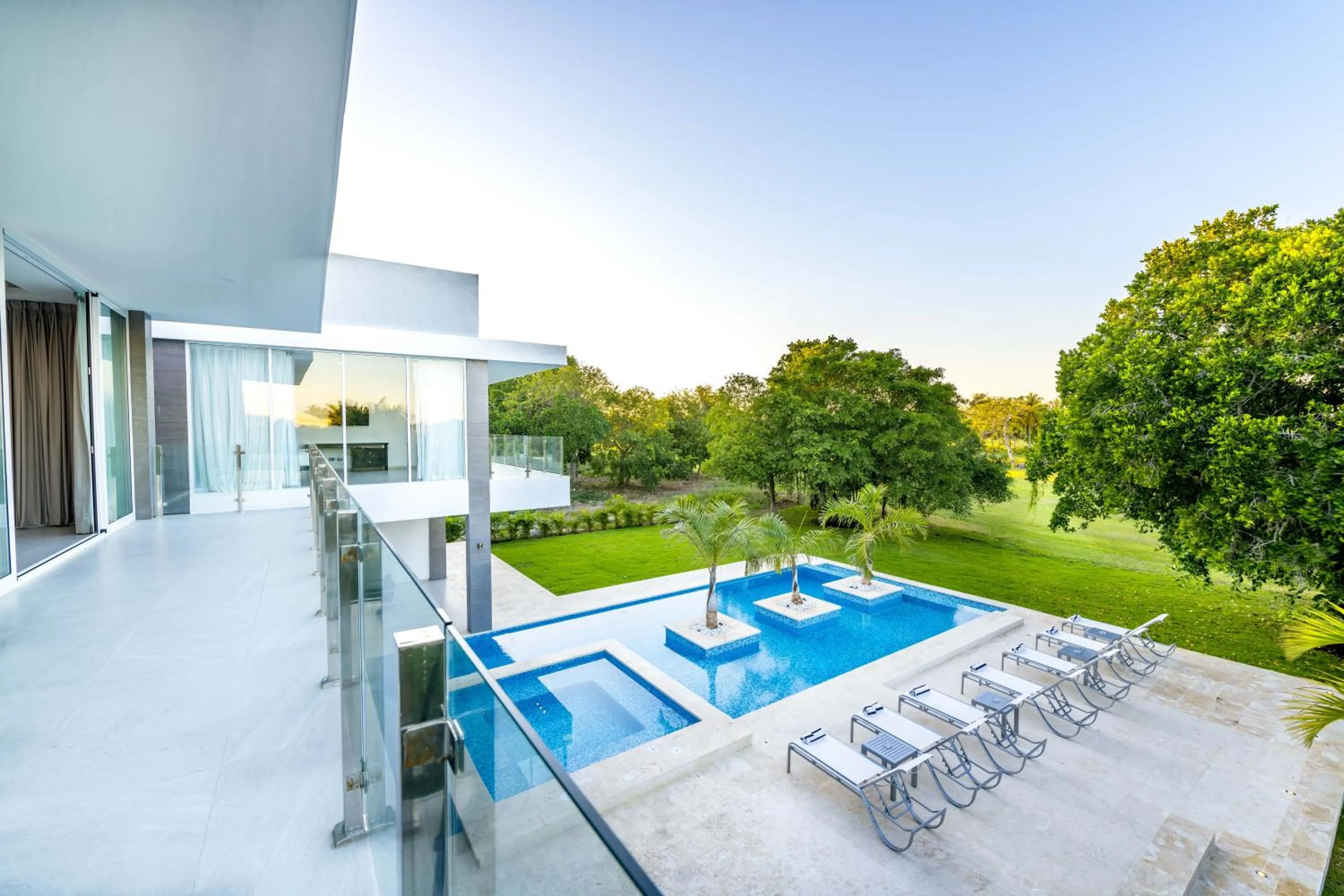 Natural landscape in Modern Brand New Villa with Pool, Jacuzzi, Chef at Cocotal Golf & Country Club