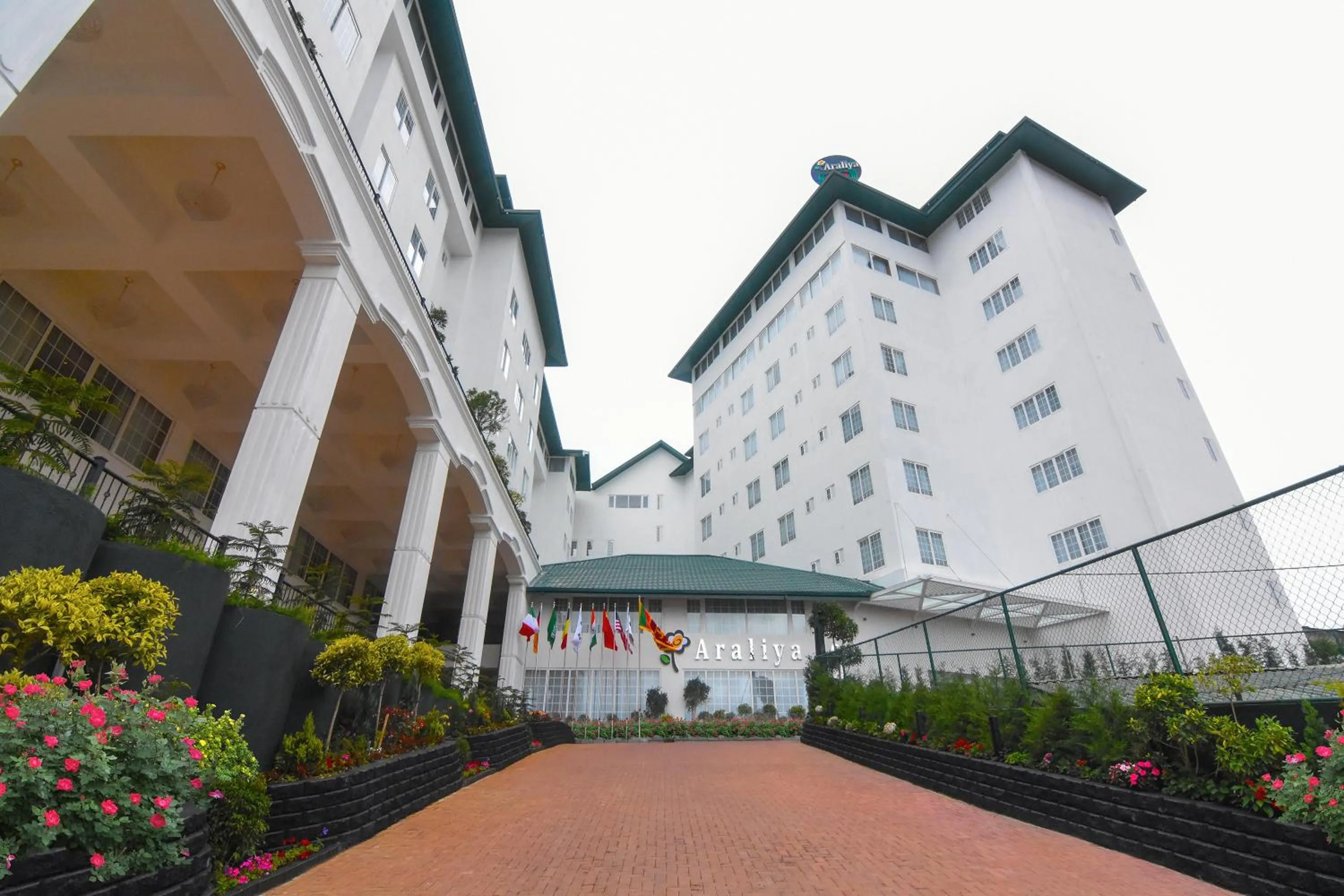 Facade/entrance in Araliya Red - Budget friendly Hotel- Where you find stunning 360 panoramic view of Nuwara Eliya