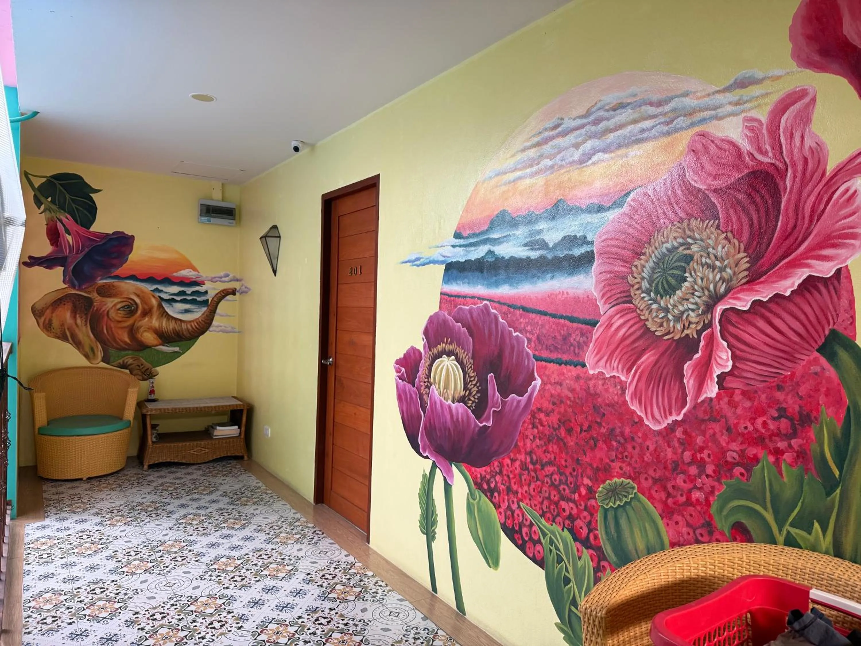 Decorative detail in Chor Chang House