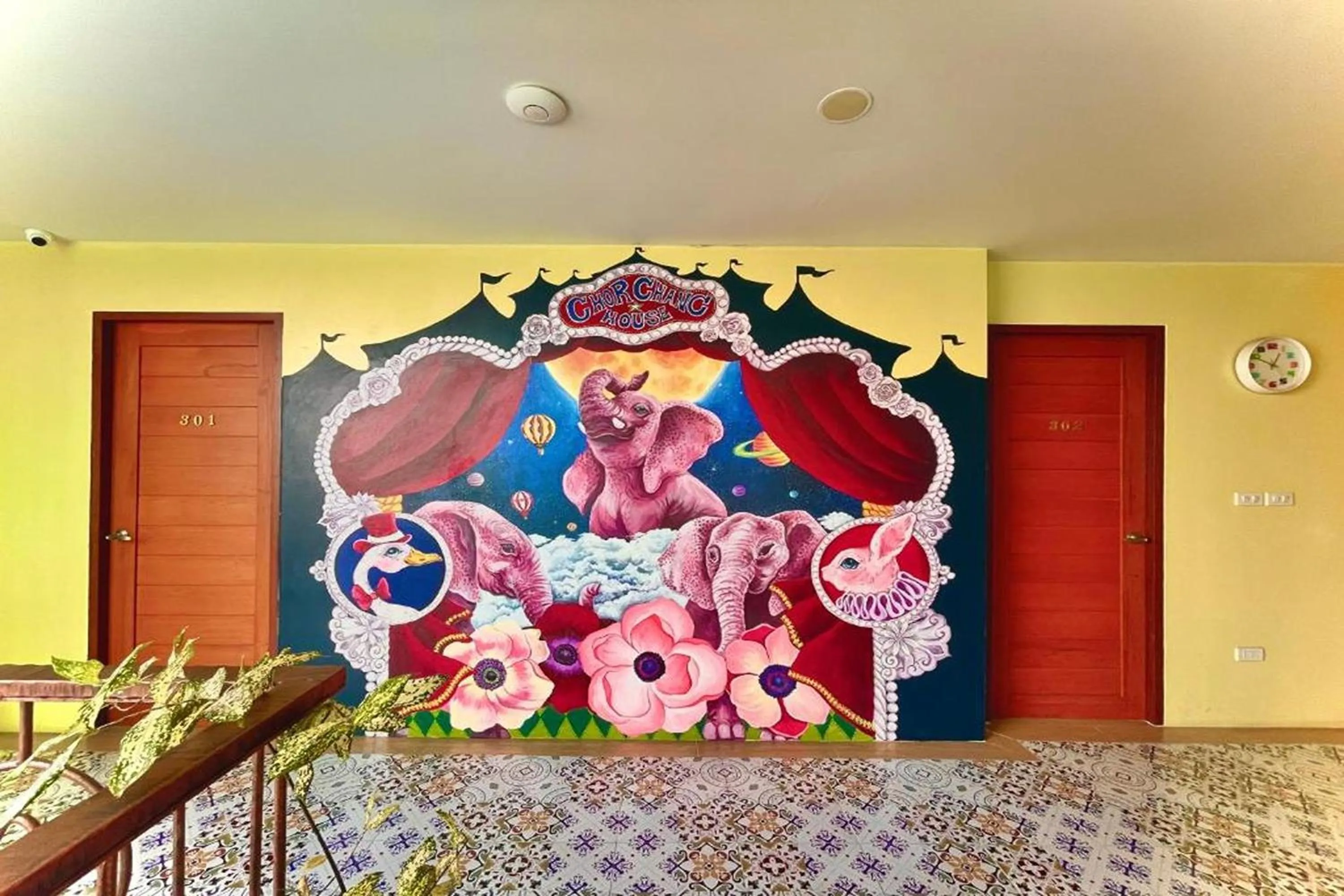 Decorative detail in Chor Chang House