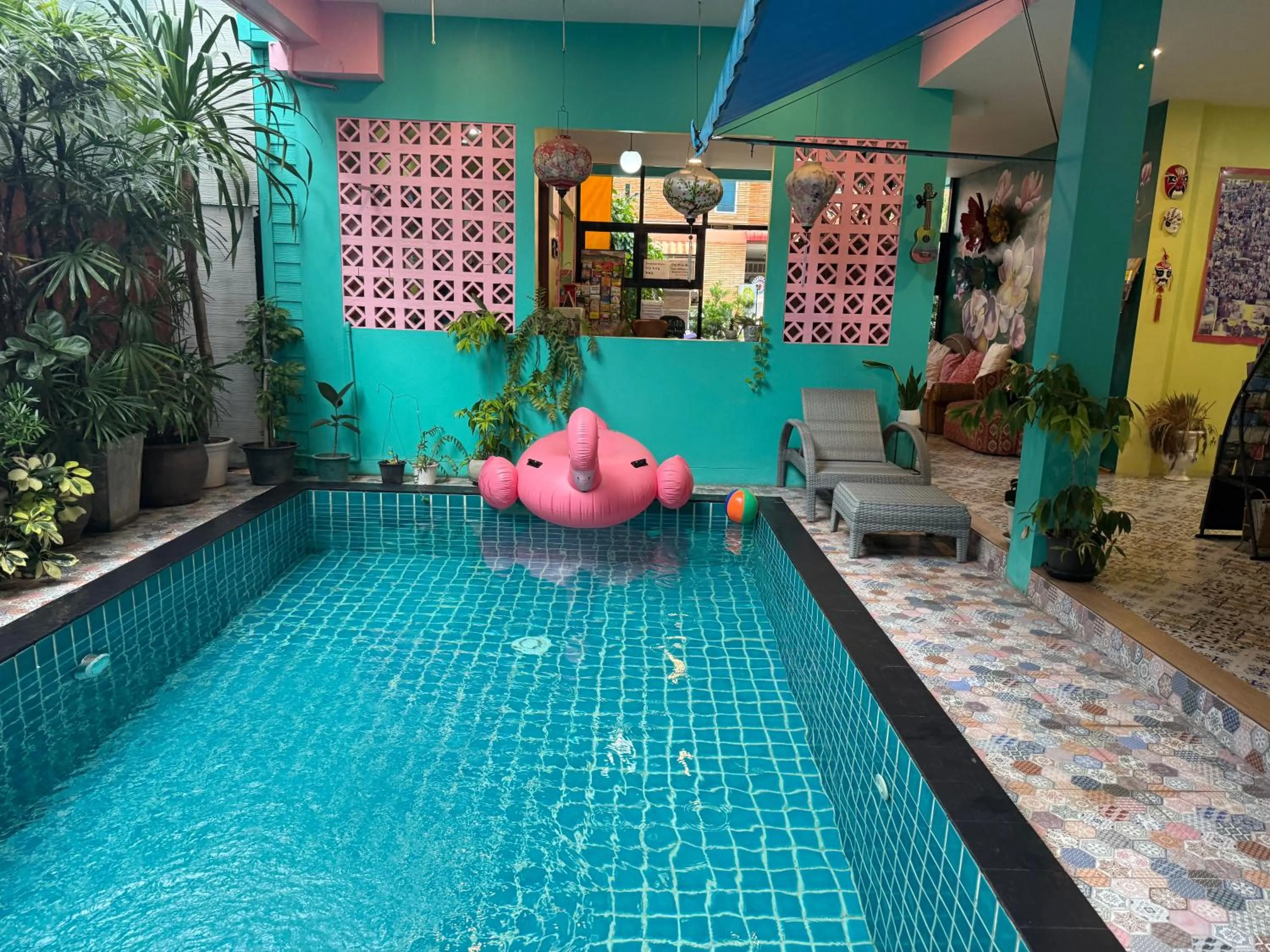 Swimming pool in Chor Chang House