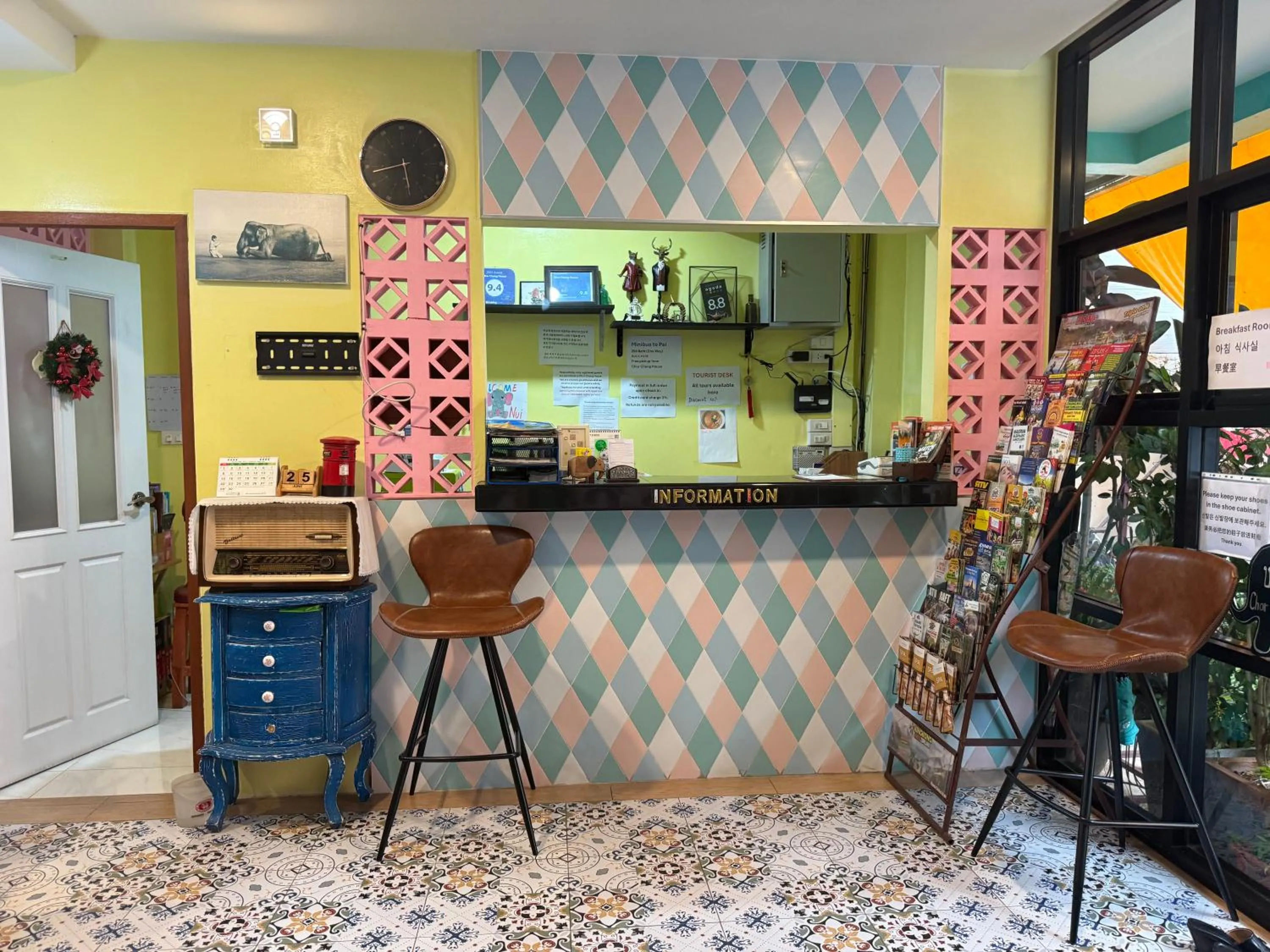 Seating area in Chor Chang House