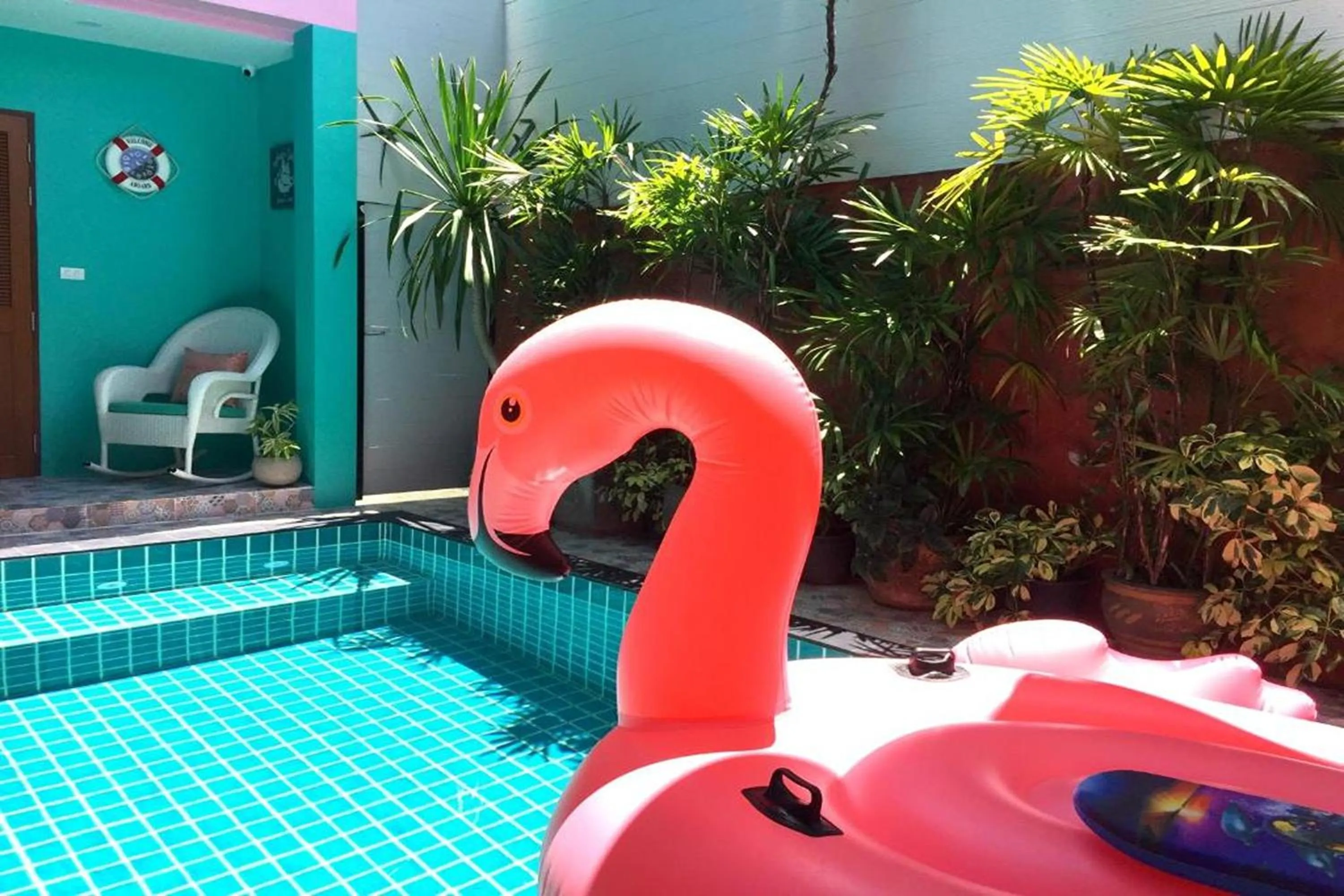 Pool view in Chor Chang House