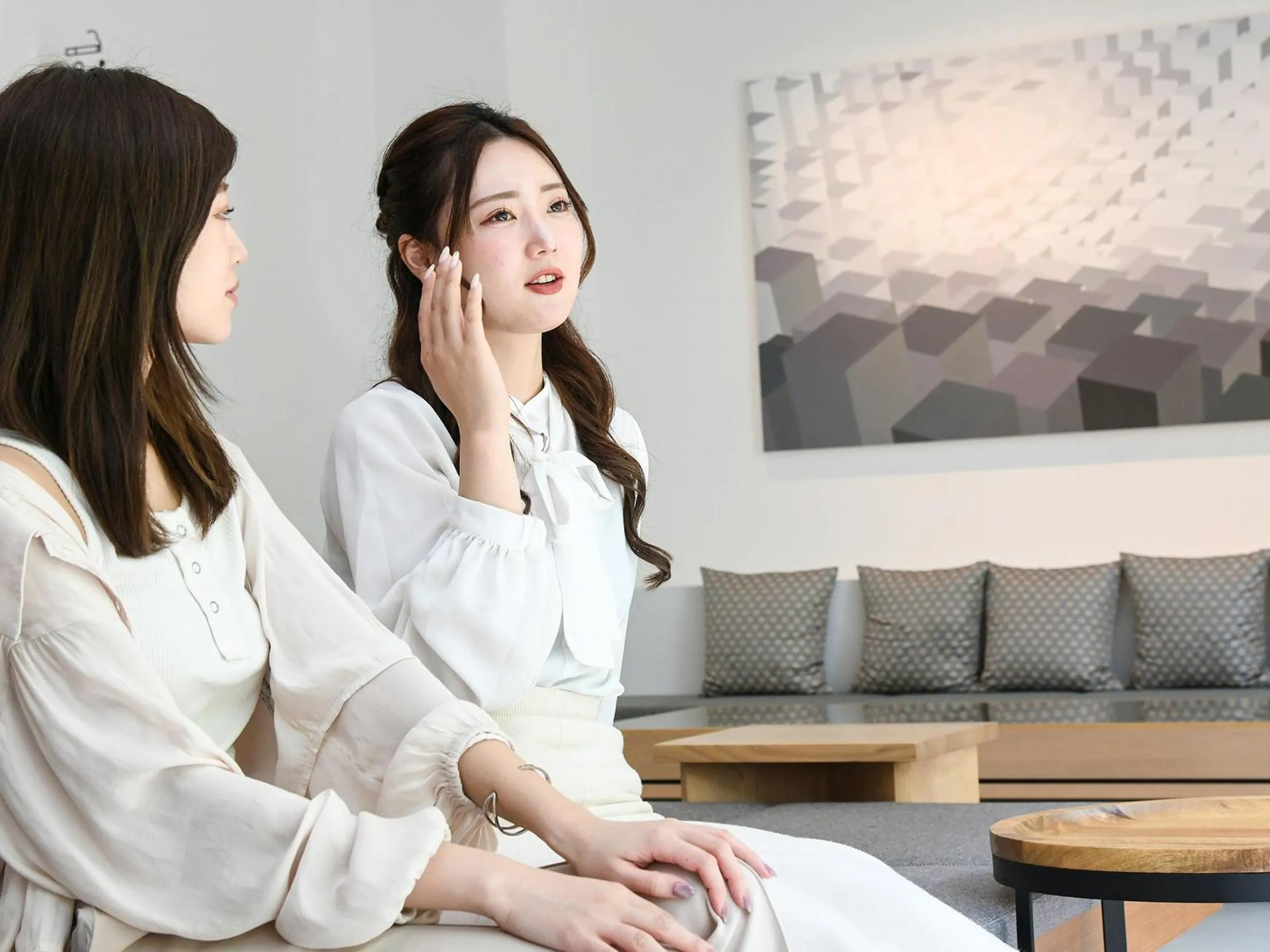 Communal lounge/ TV room in REF Kyoto Hachijoguchi by VESSEL HOTELS