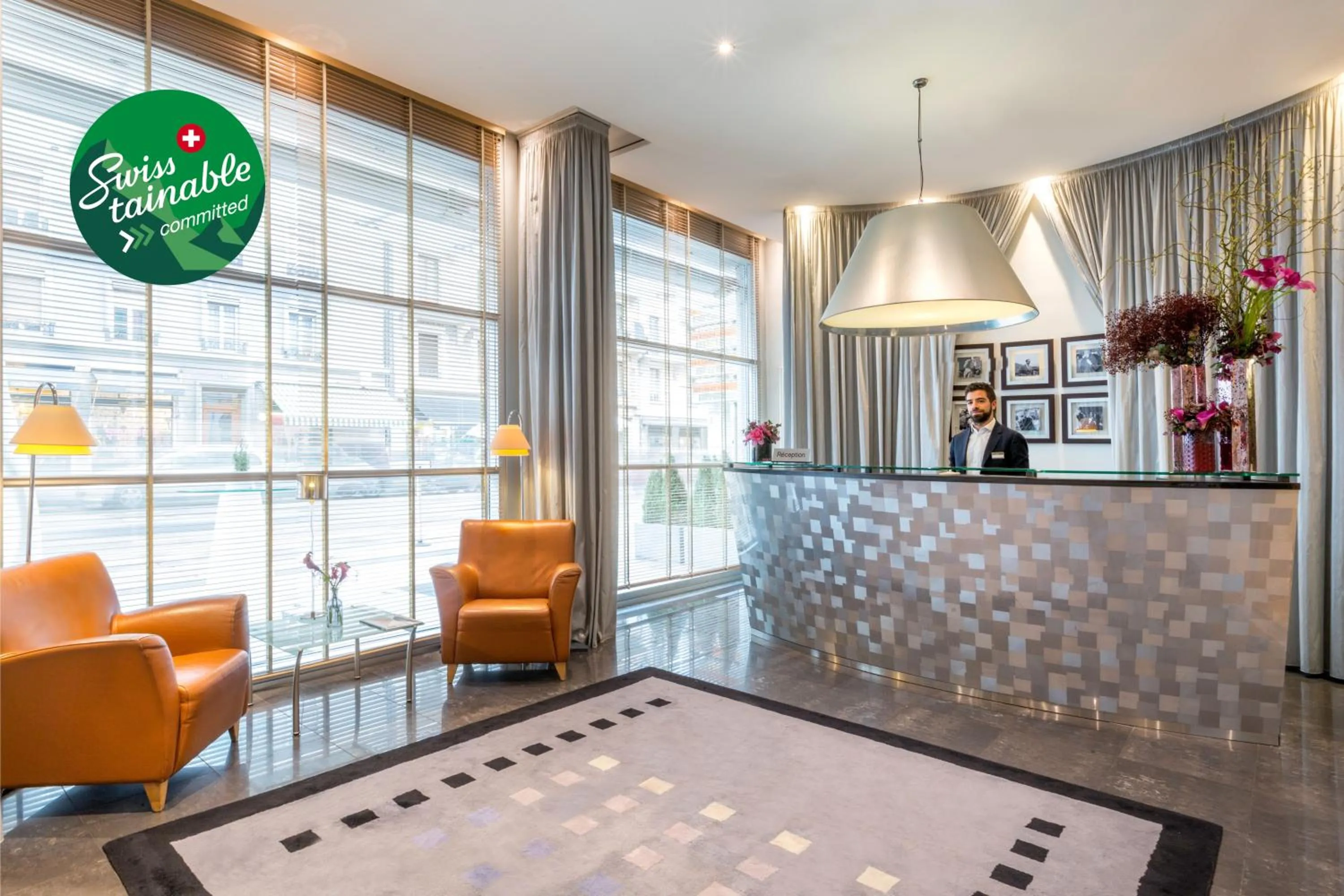 Lobby or reception in Auteuil Manotel