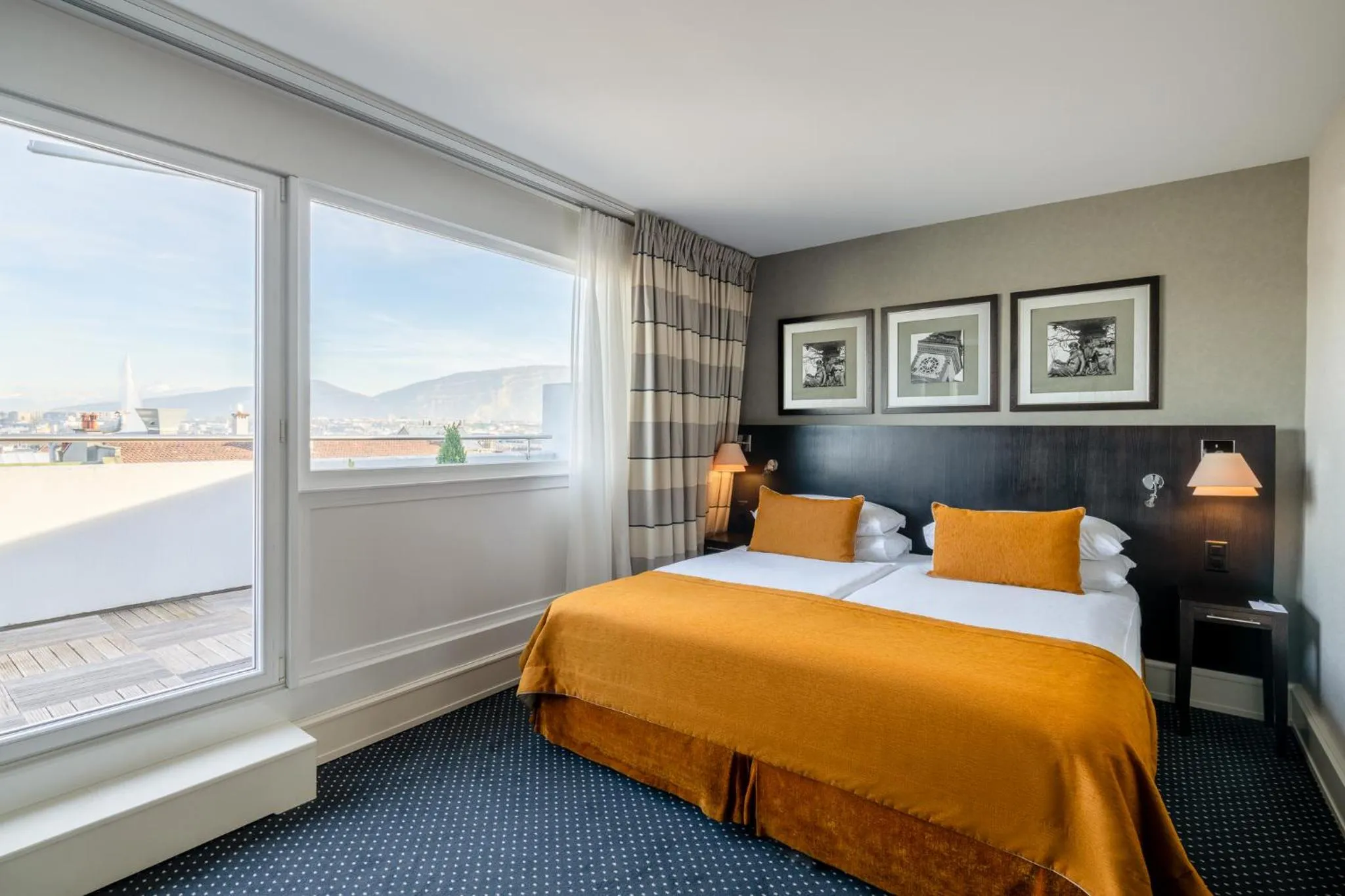 Bedroom, Bed in Auteuil Manotel
