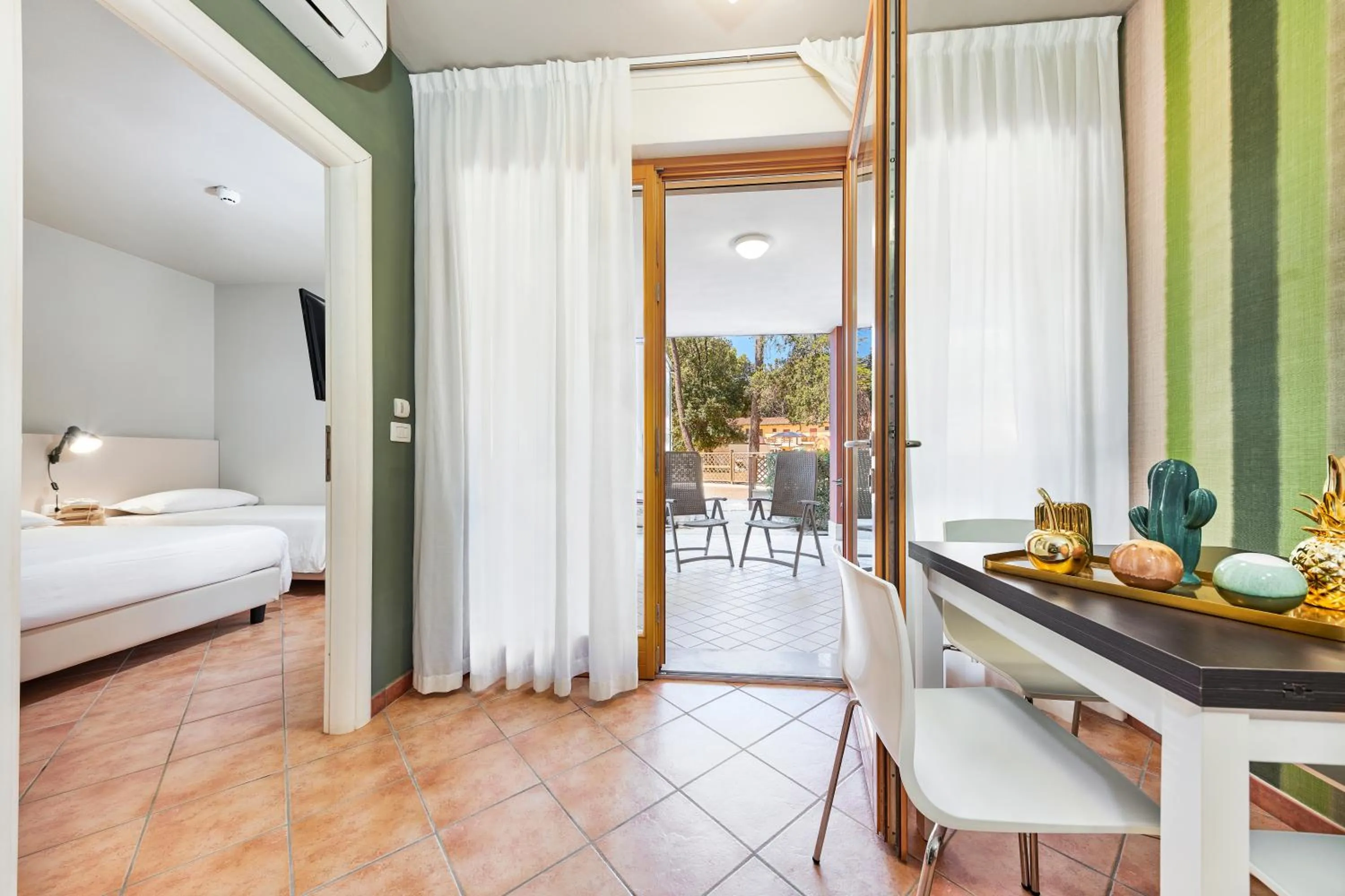 View (from property/room), Bed in Residence Poggio Dei Pini