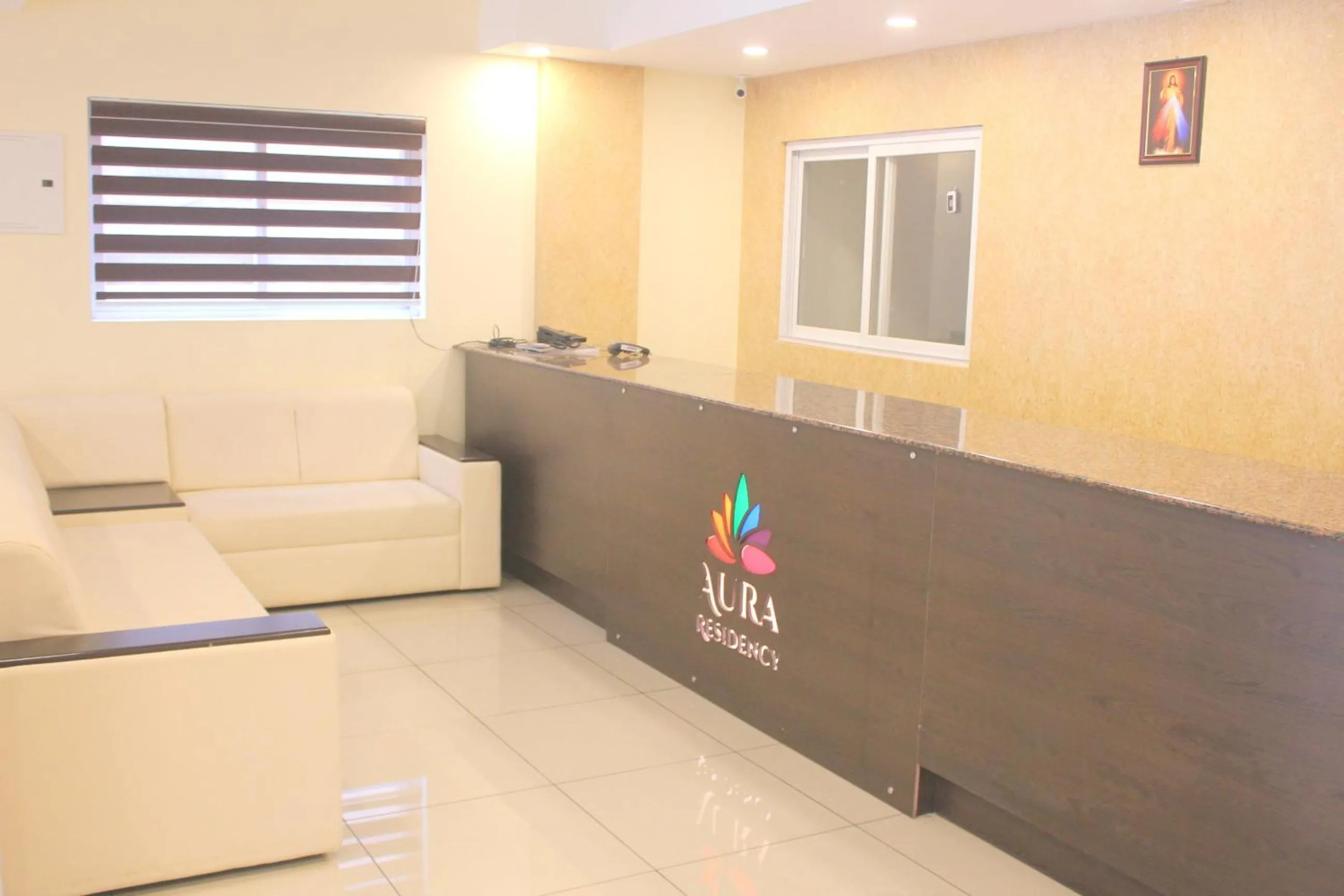 Lobby or reception in Aura Residency