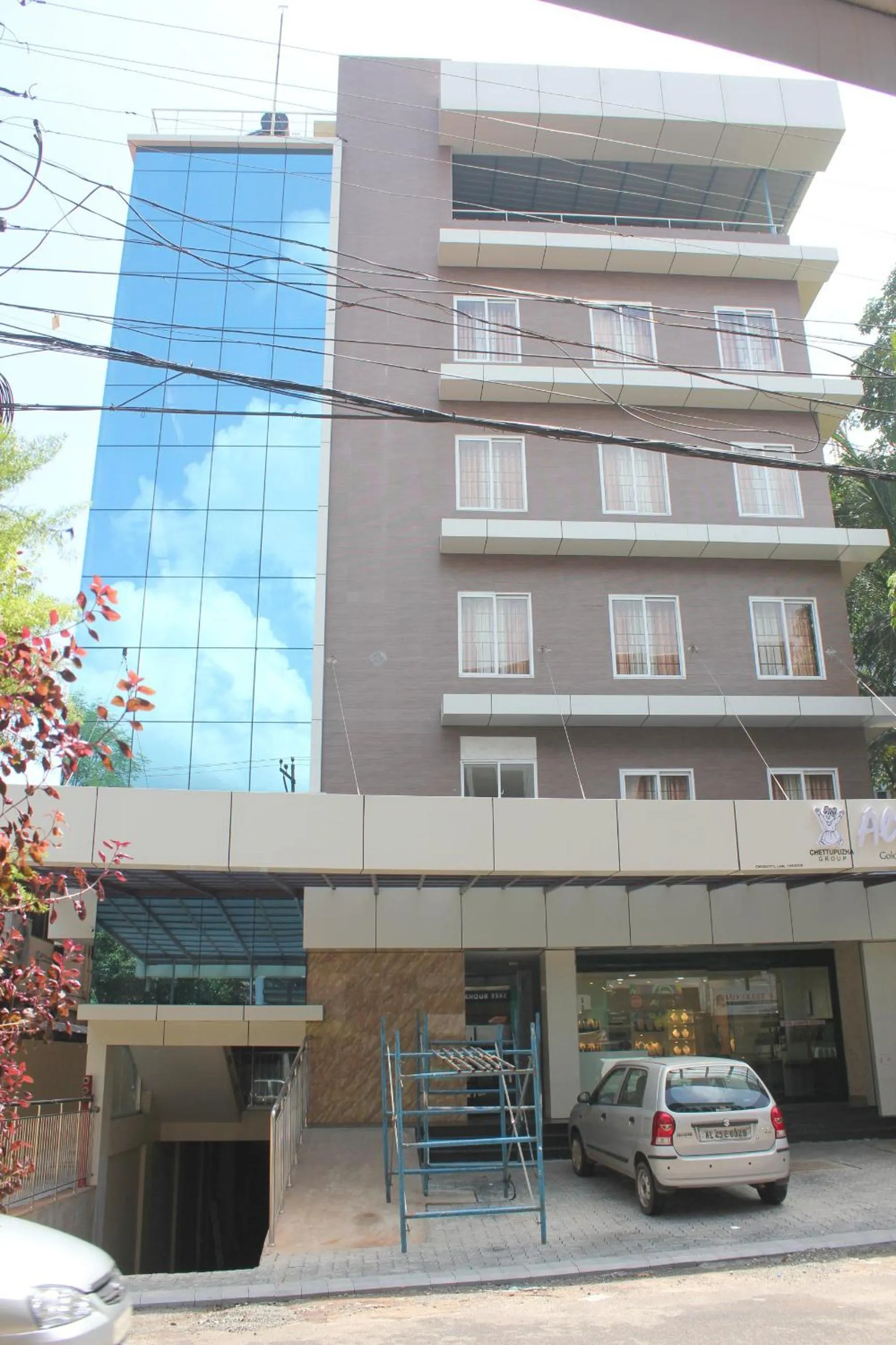 Property building in Aura Residency