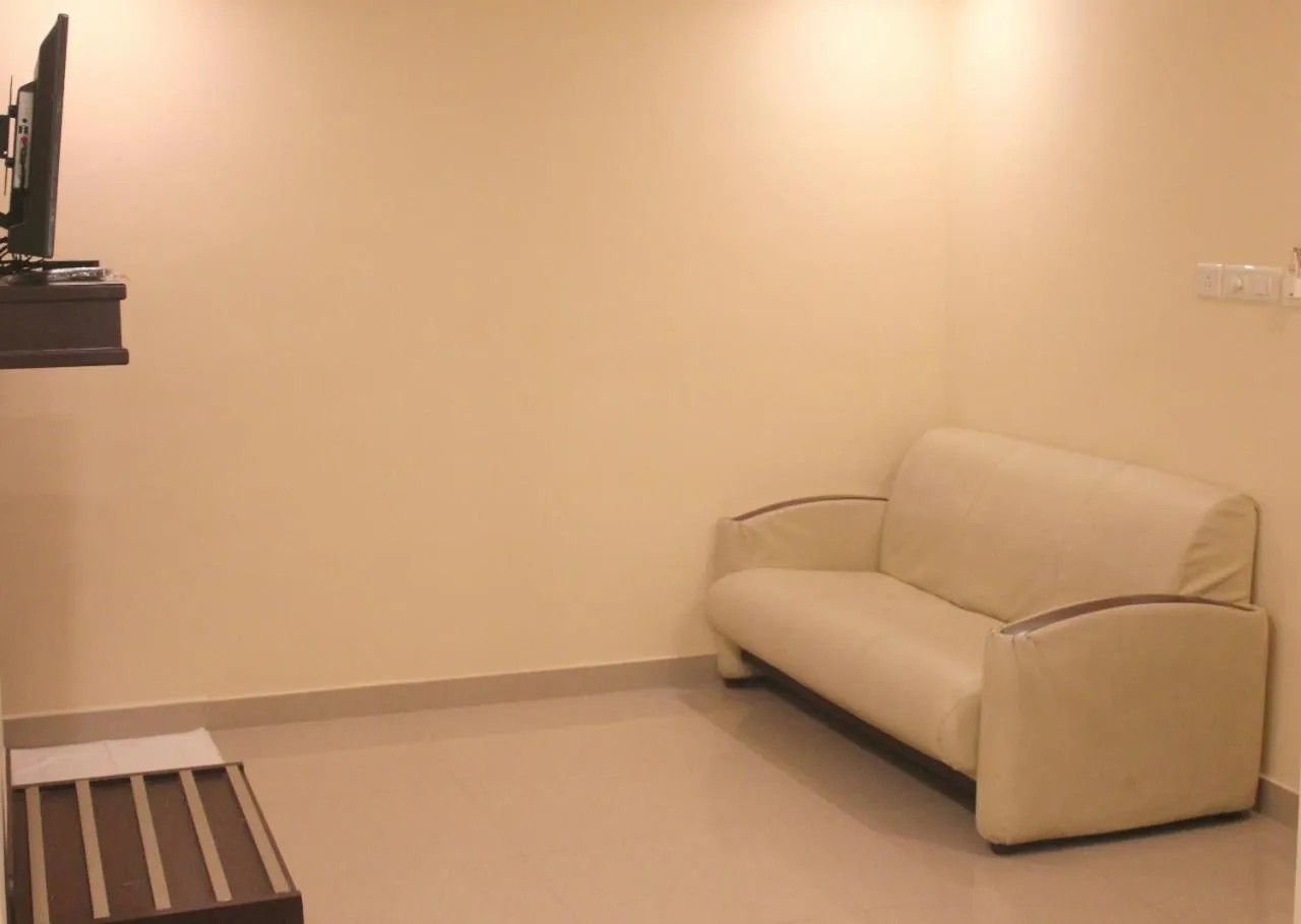 Seating area in Aura Residency