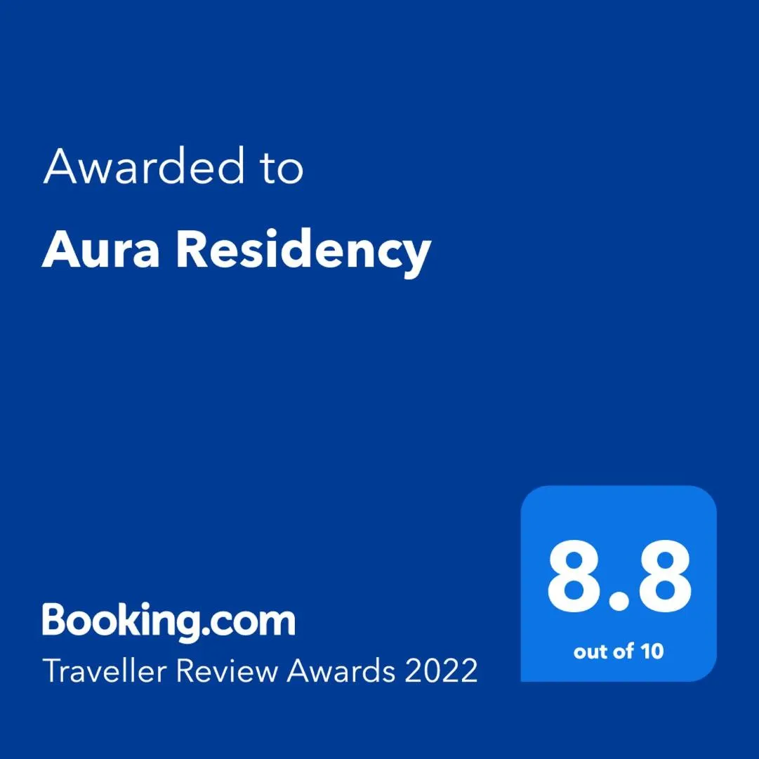 Property logo or sign in Aura Residency