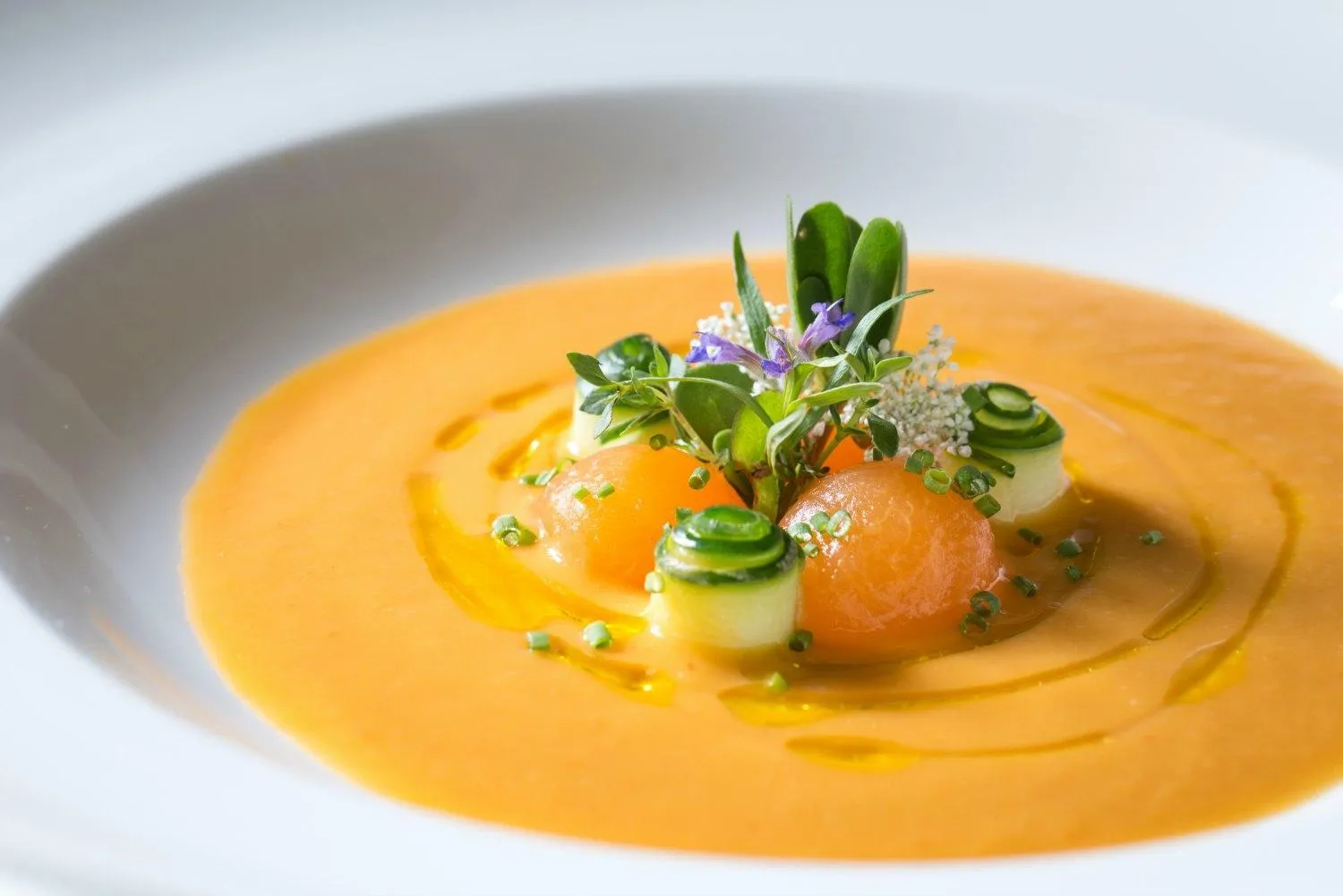 Food close-up in L'Auberge Provencale Inn & Restaurant