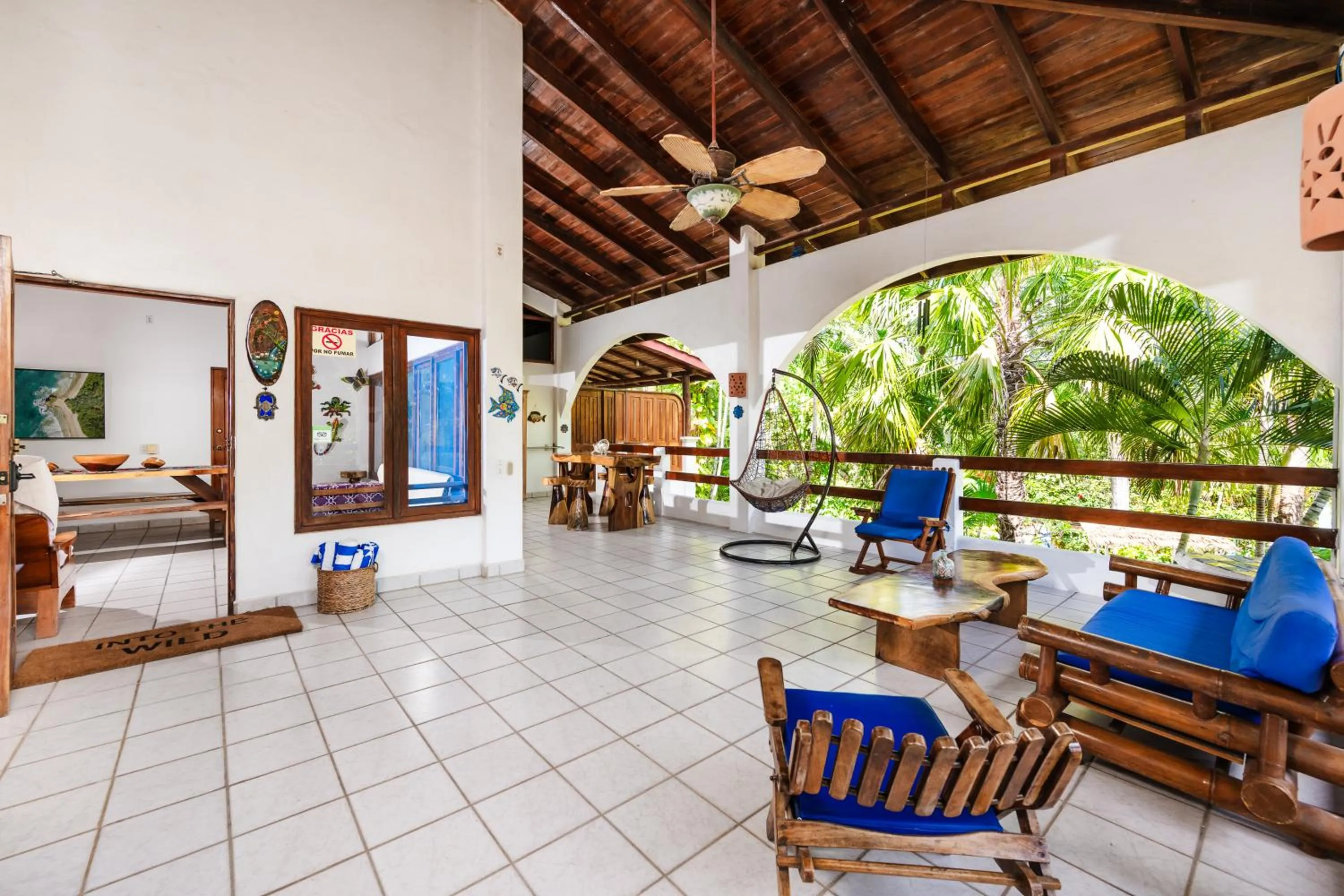 Patio in Casa Sueca Hotel - At the Beach