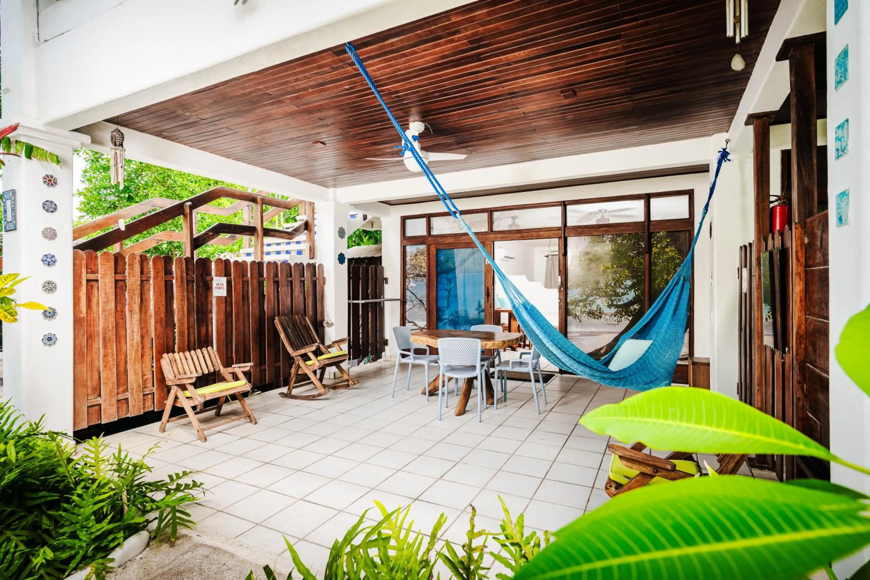 Patio in Casa Sueca Hotel - At the Beach