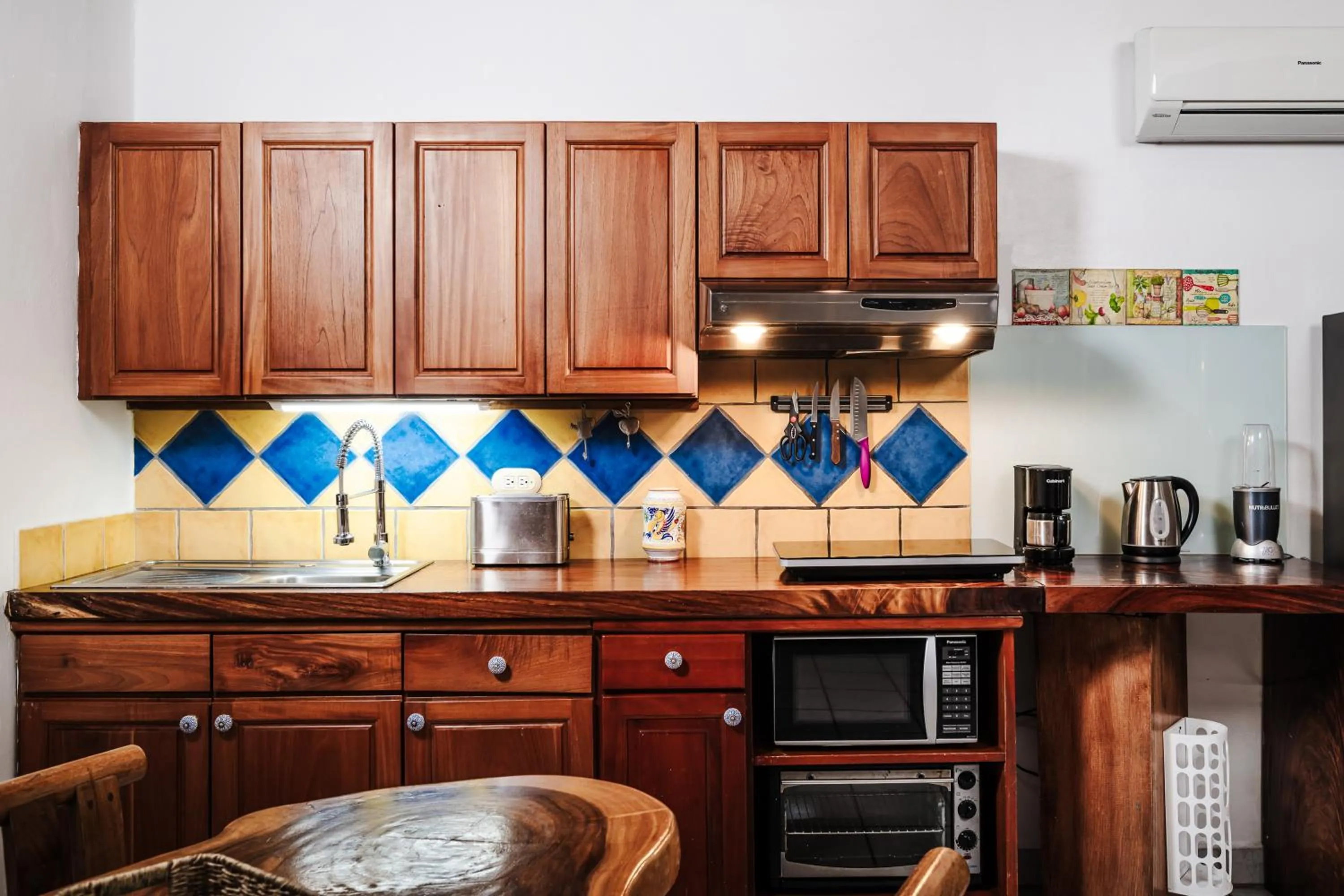 Kitchen or kitchenette in Casa Sueca Hotel - At the Beach