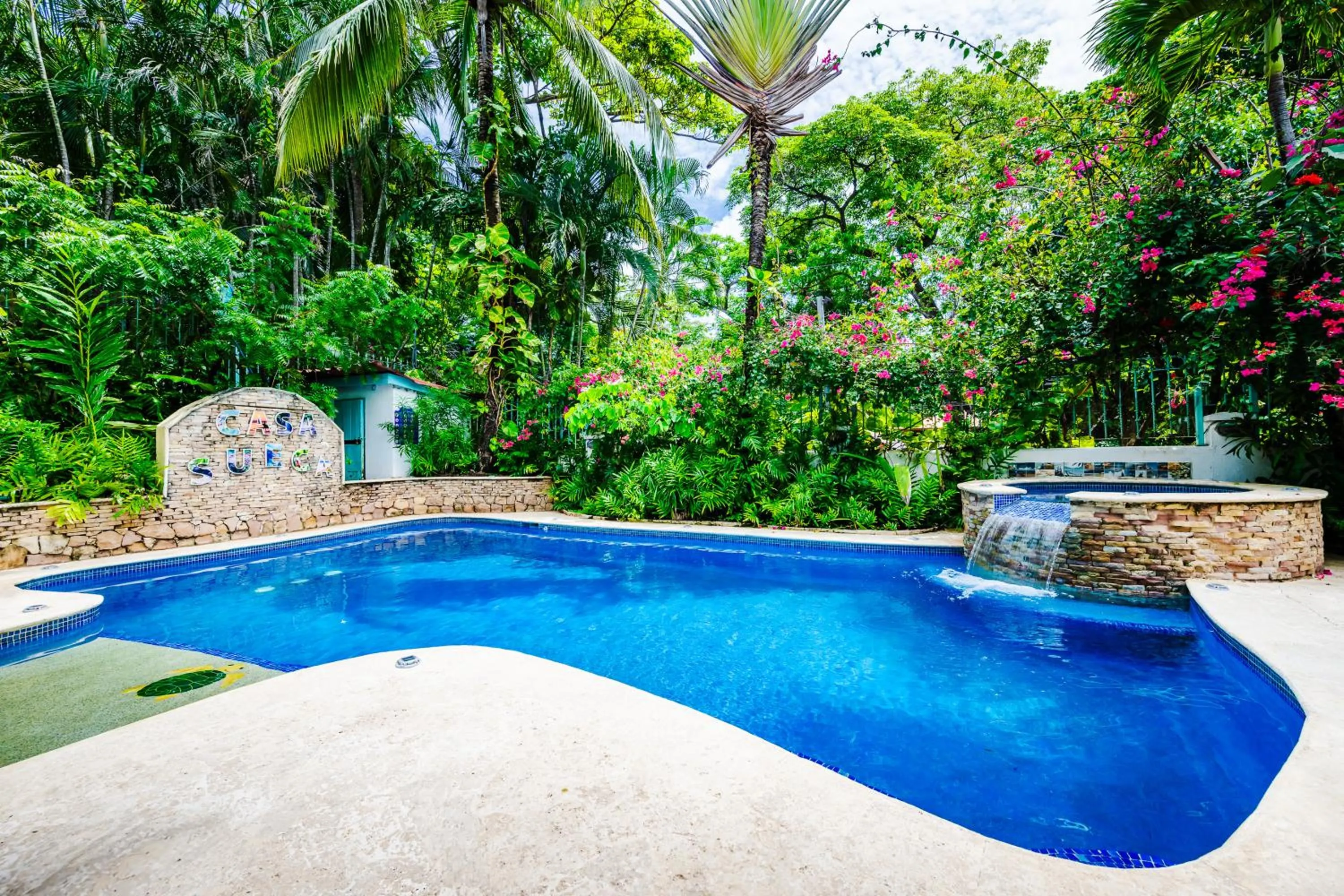 Pool view in Casa Sueca Hotel - At the Beach